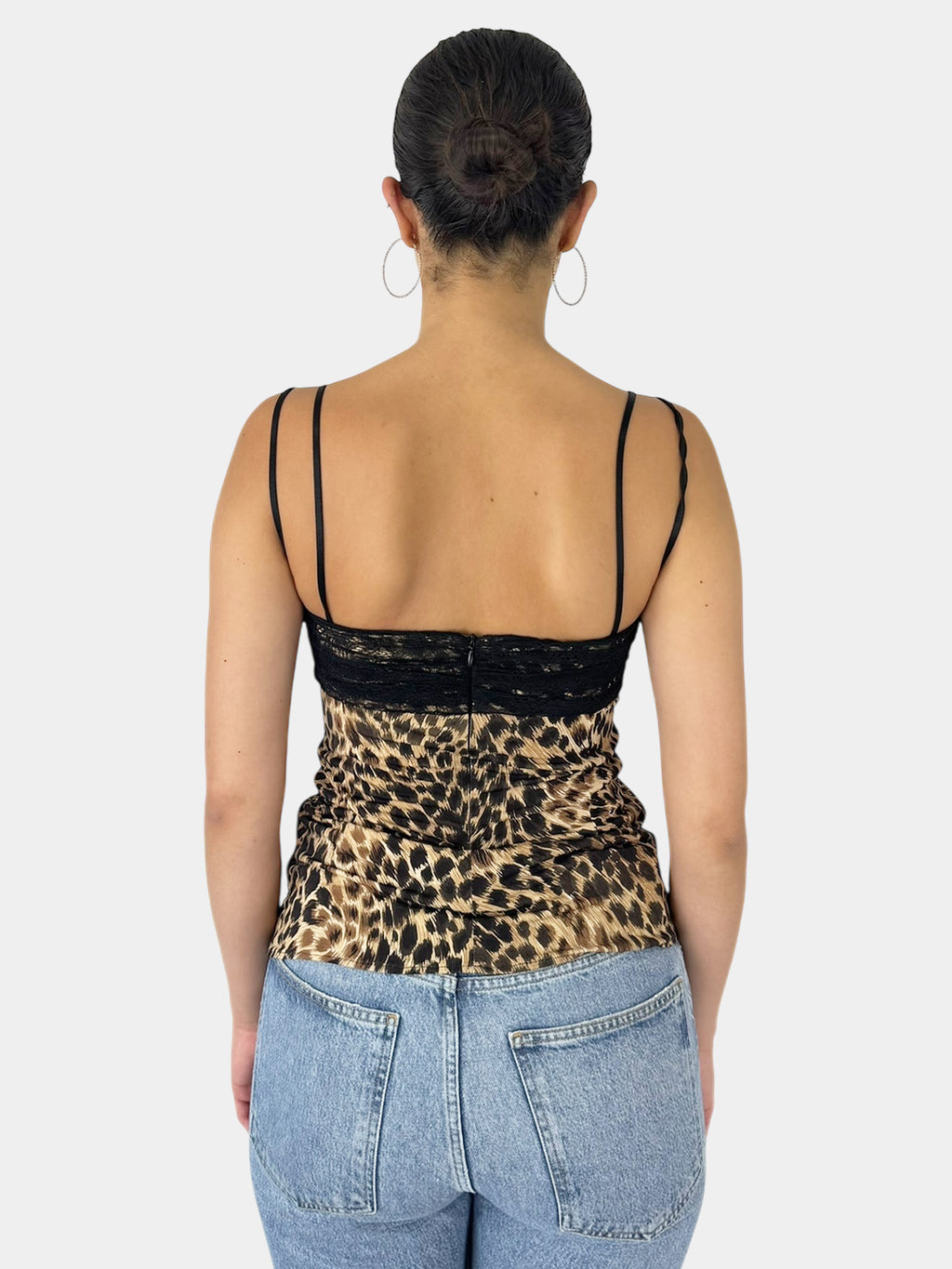 Leopard Strappy Top