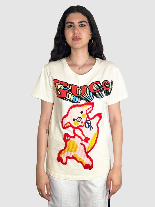 Pig Graphic Top