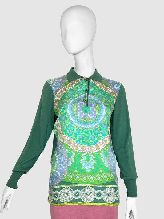 Paisley Print Top - Size 40