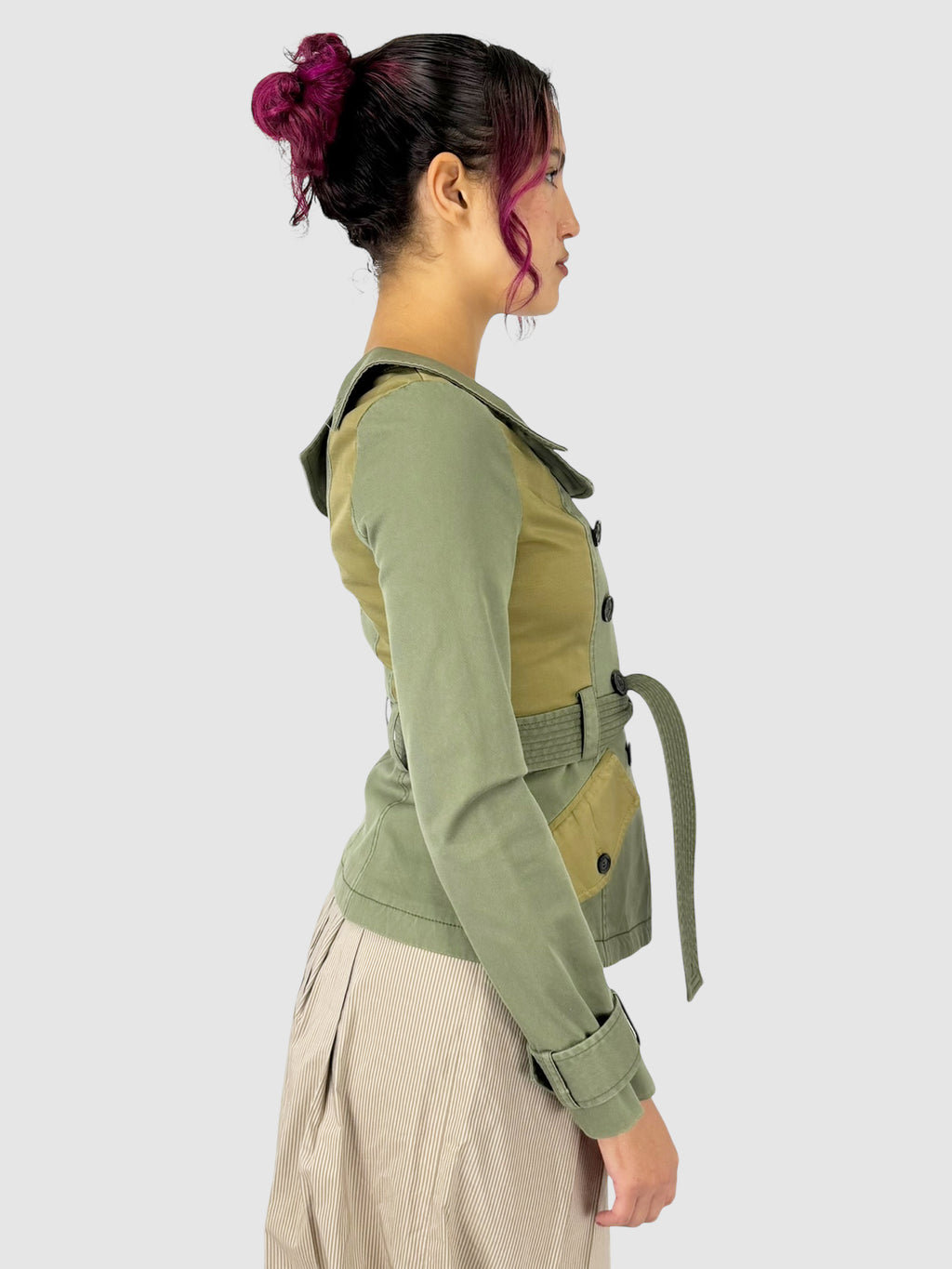 Asymmetric Canvas Jacket