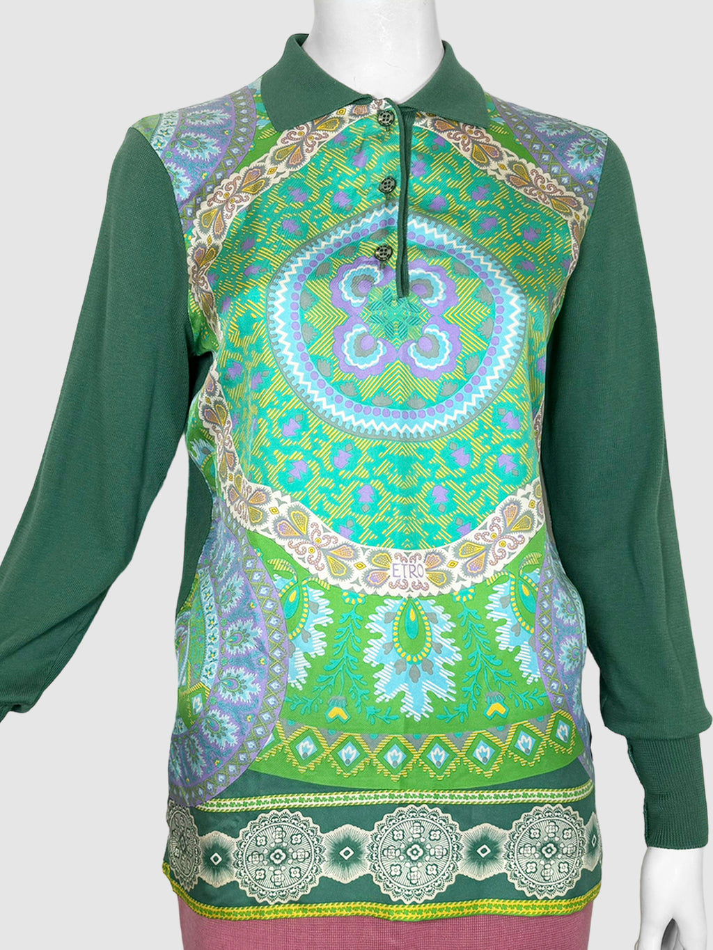 Paisley Print Top - Size 40