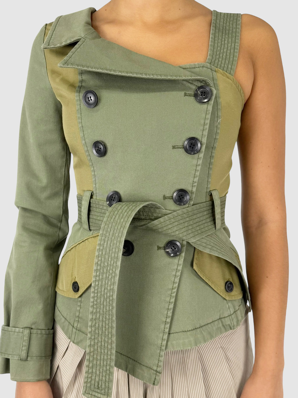 Asymmetric Canvas Jacket