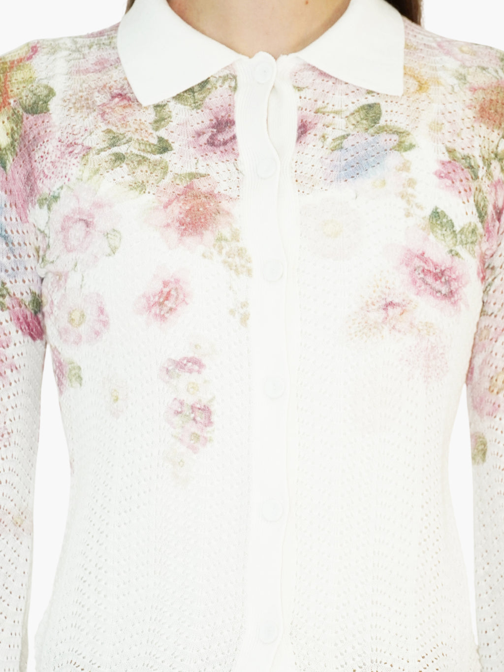Floral Knit Cardigan