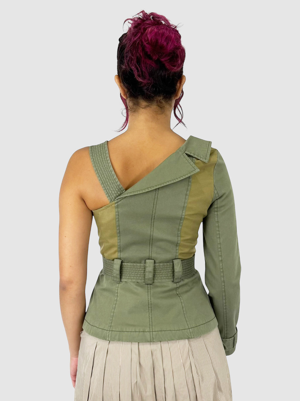 Asymmetric Canvas Jacket