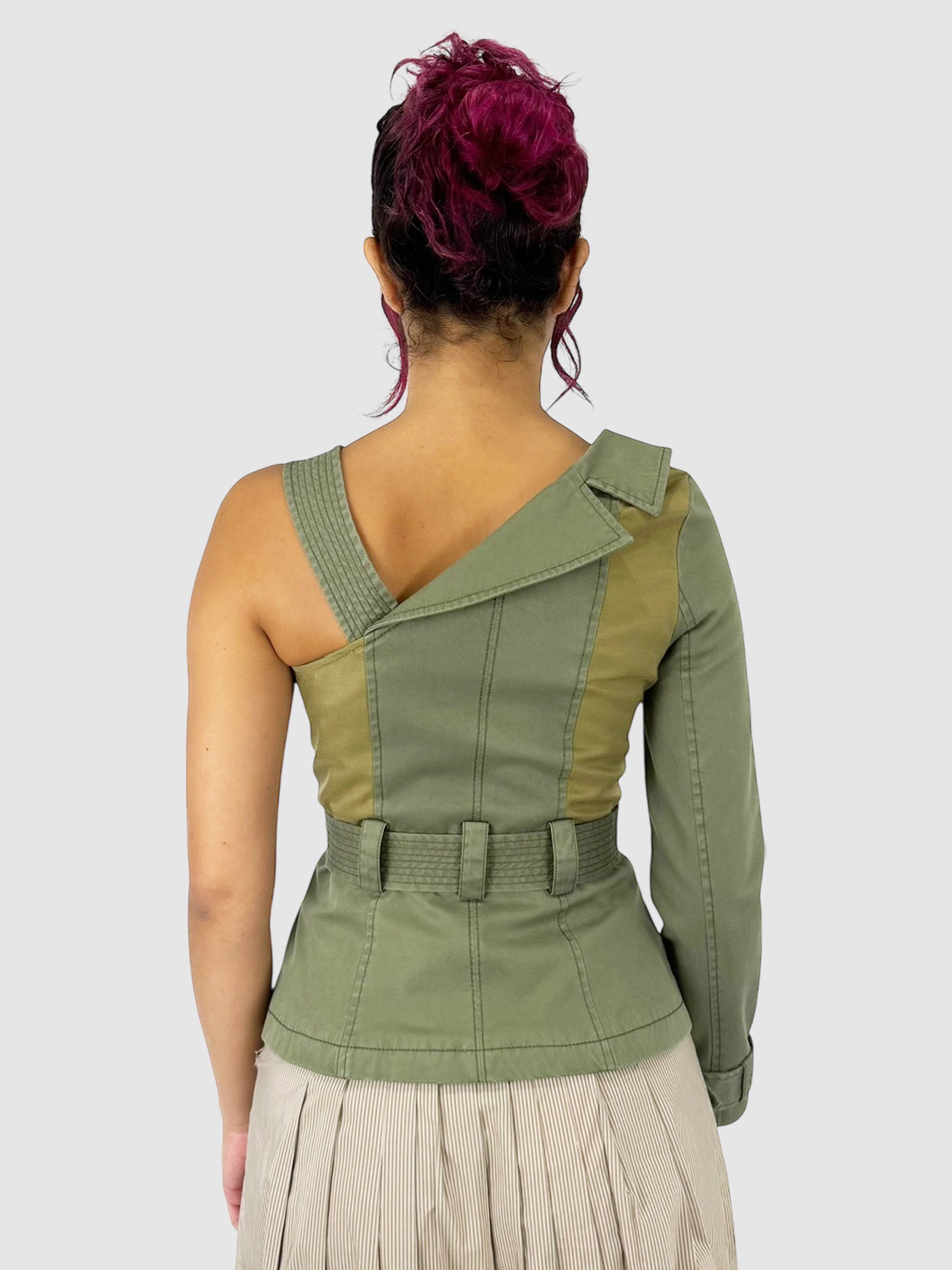 Asymmetric Canvas Jacket