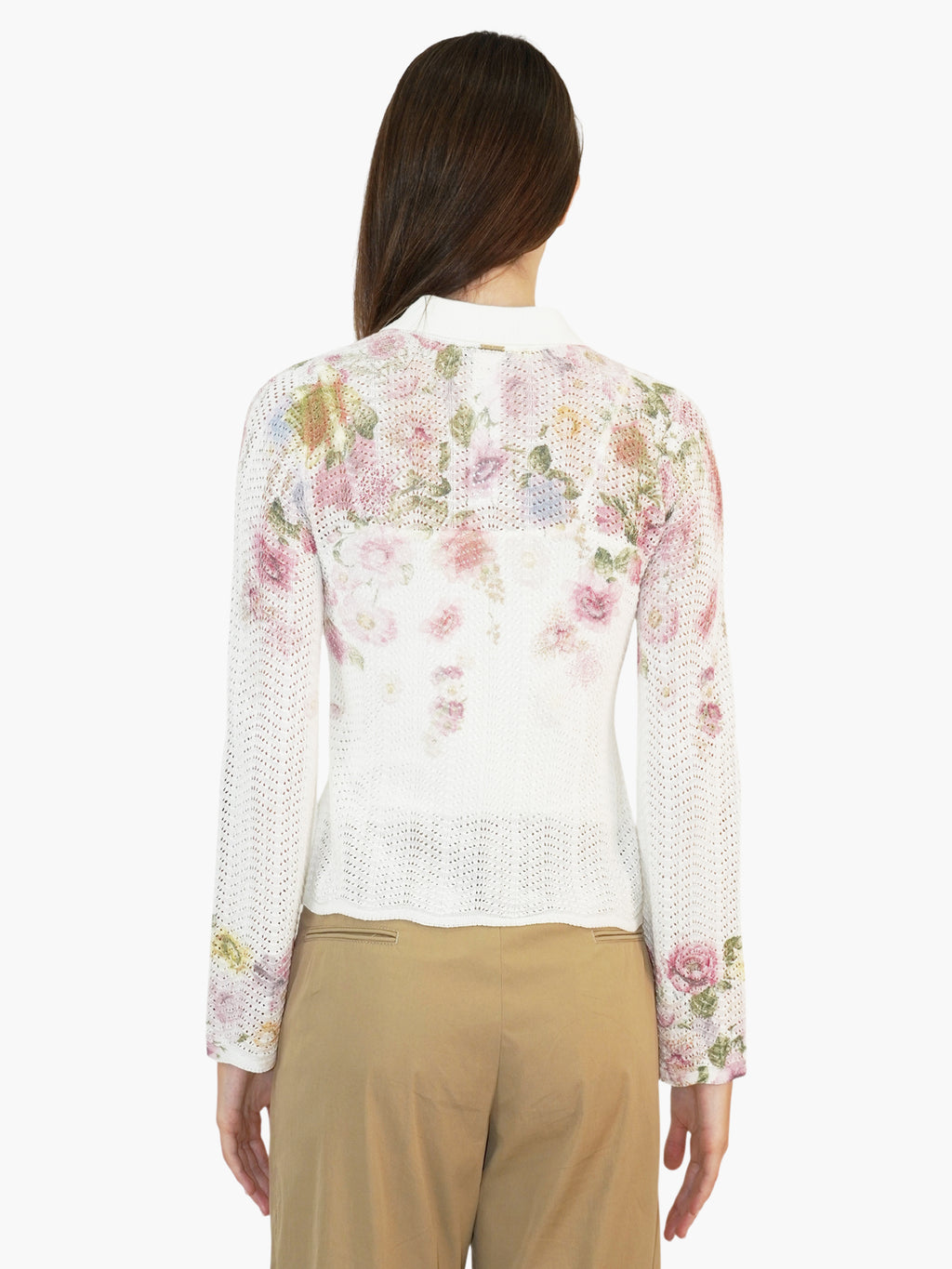Floral Knit Cardigan