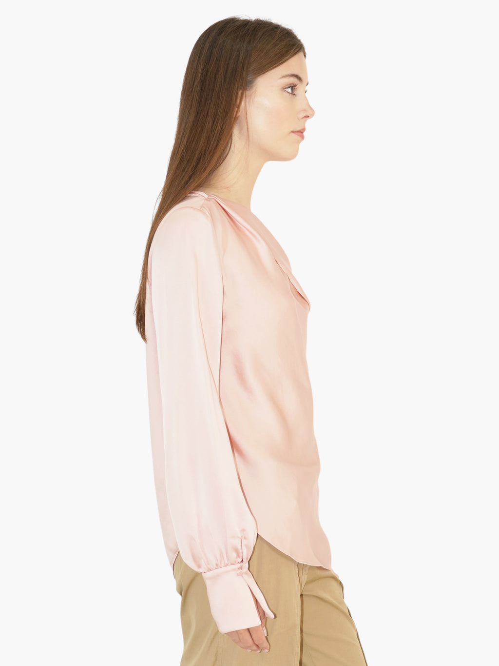 Satin Off-The-Shoulder Top