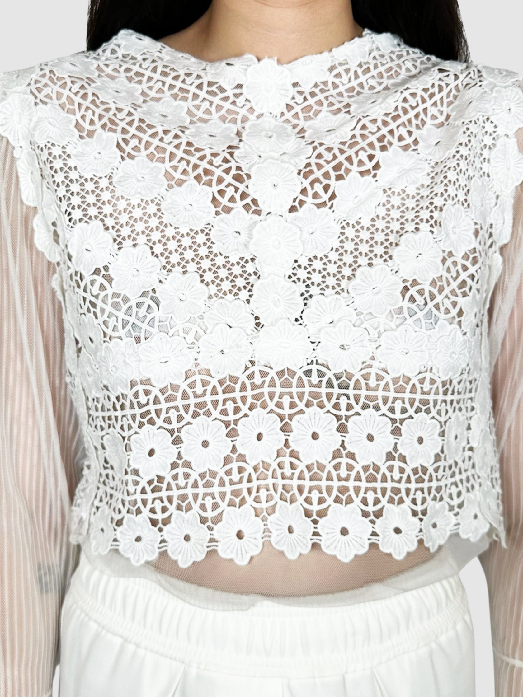 Sheer Lace Top