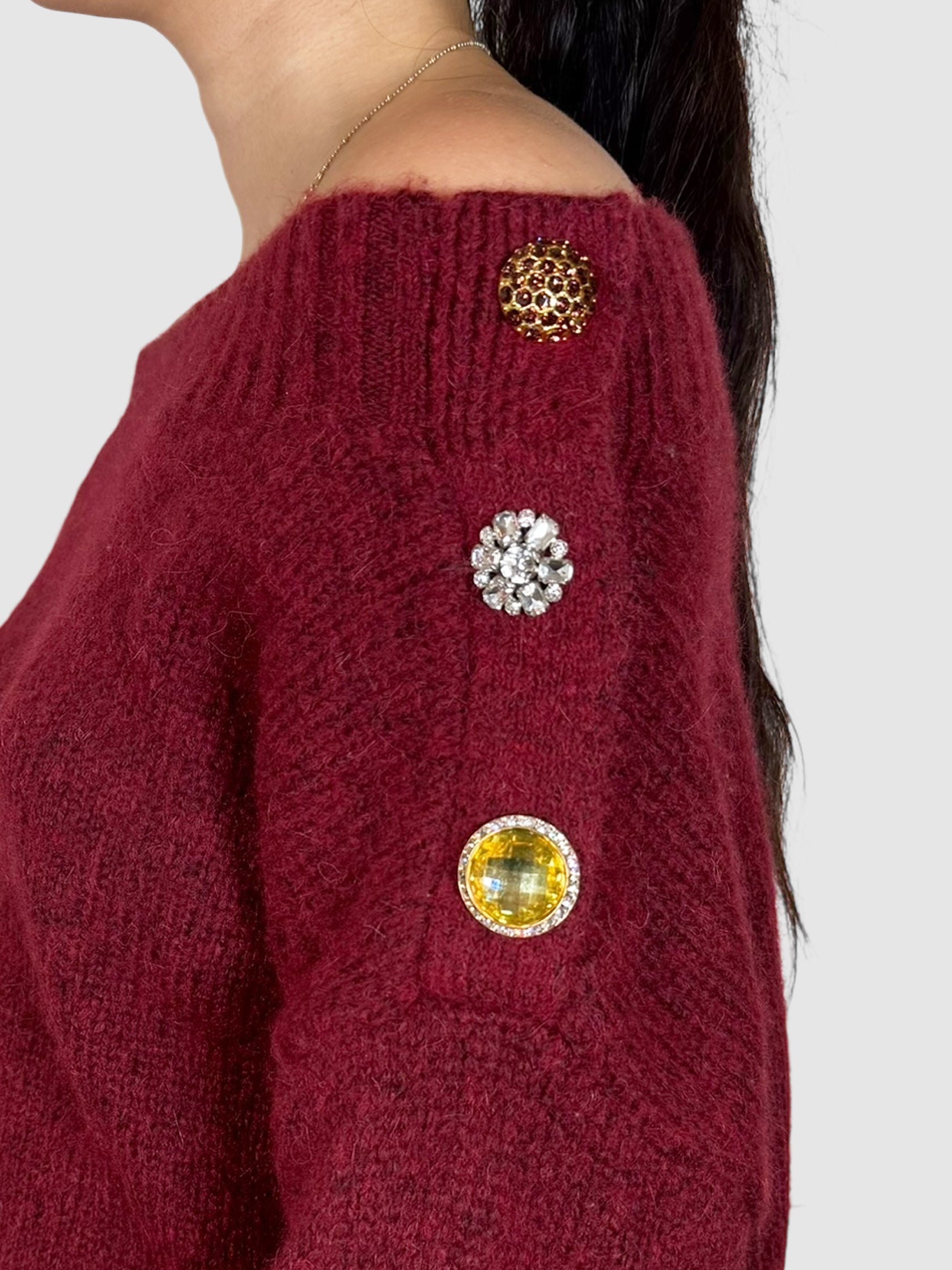 Button Detail Sweater