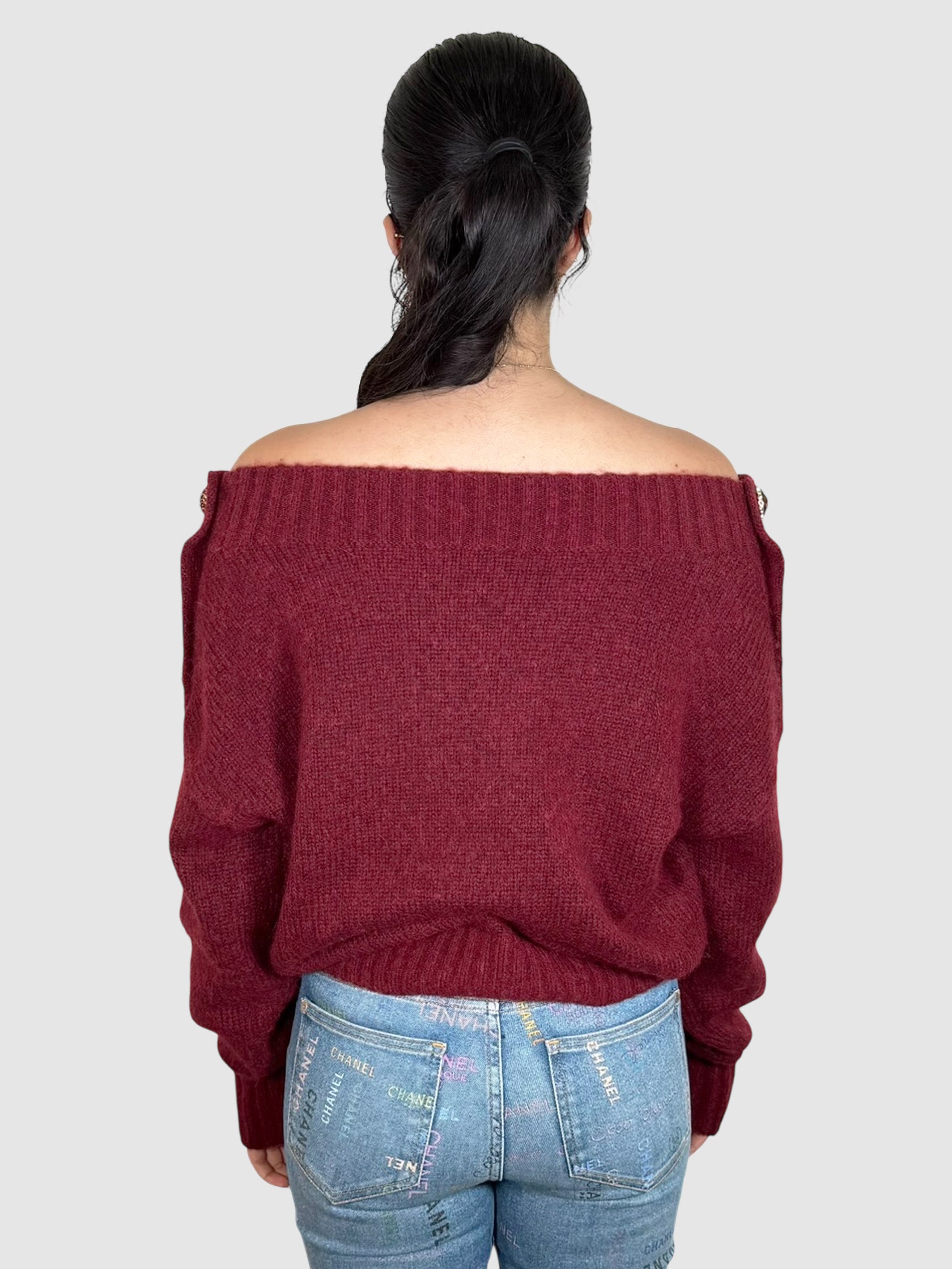 Button Detail Sweater
