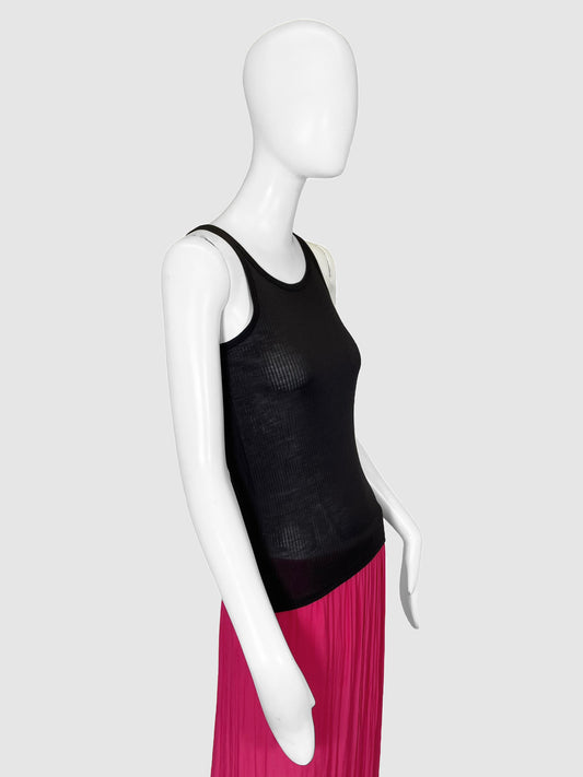 The Row Ribbed Tank Top - Size S