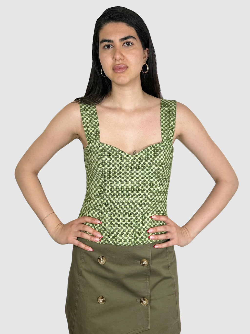 Patterned Hester Top