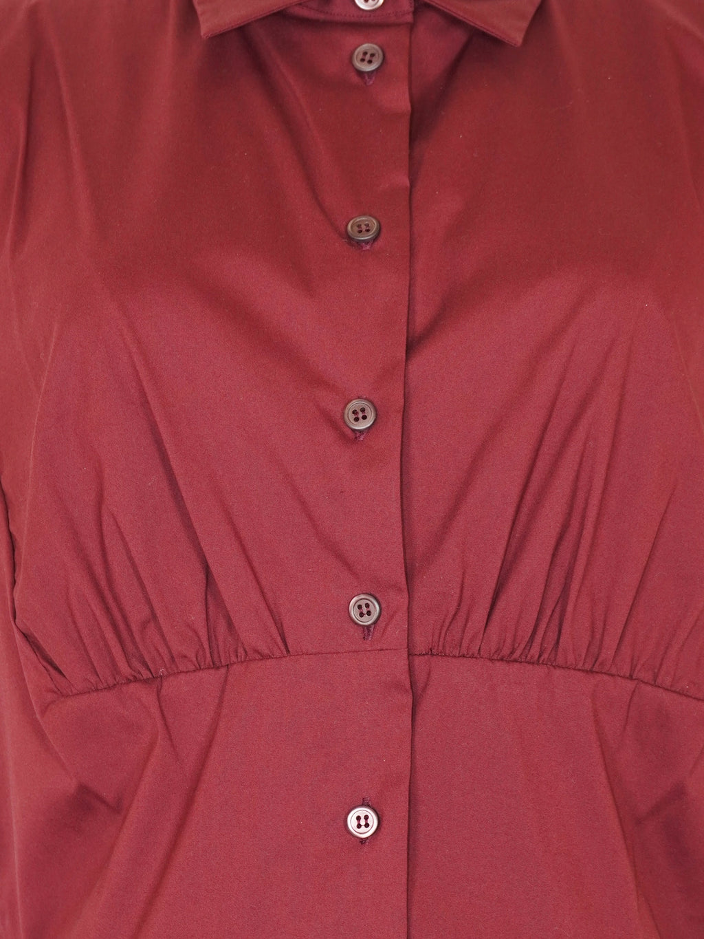 Cinched Button-Up Top