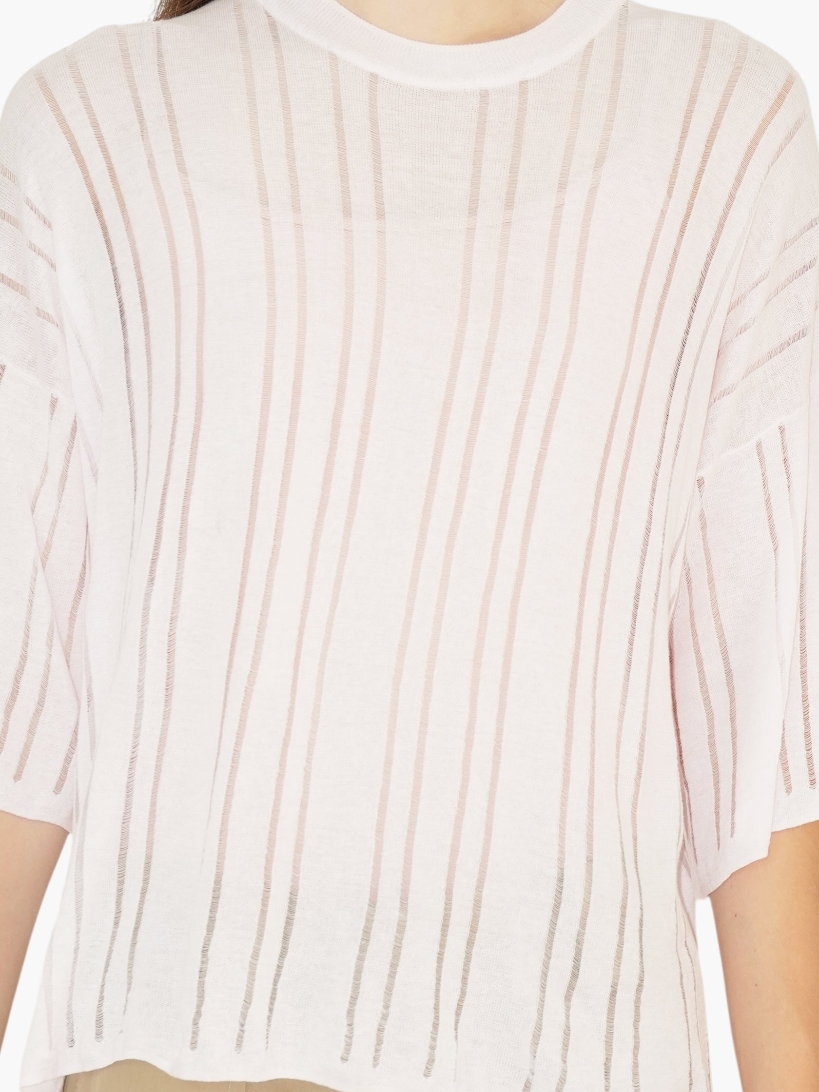 Stripe Ribbed Sweater