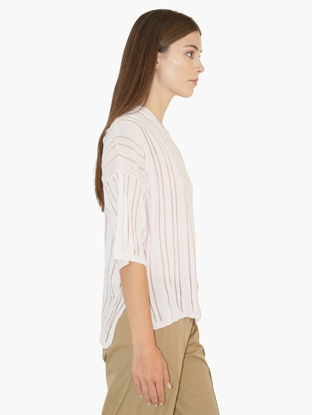 Stripe Ribbed Sweater