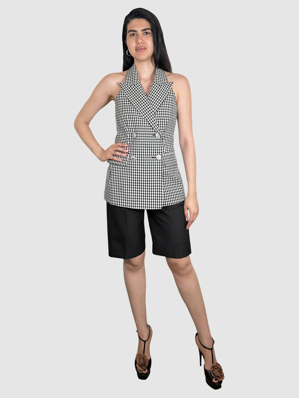 Enfield Gingham Vest Top