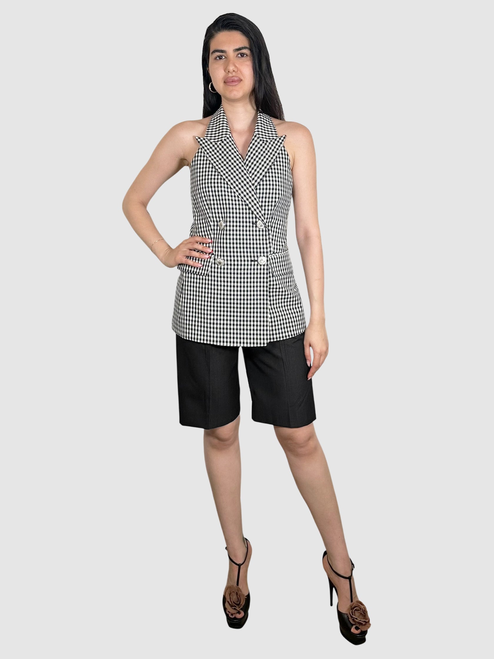 Enfield Gingham Vest Top
