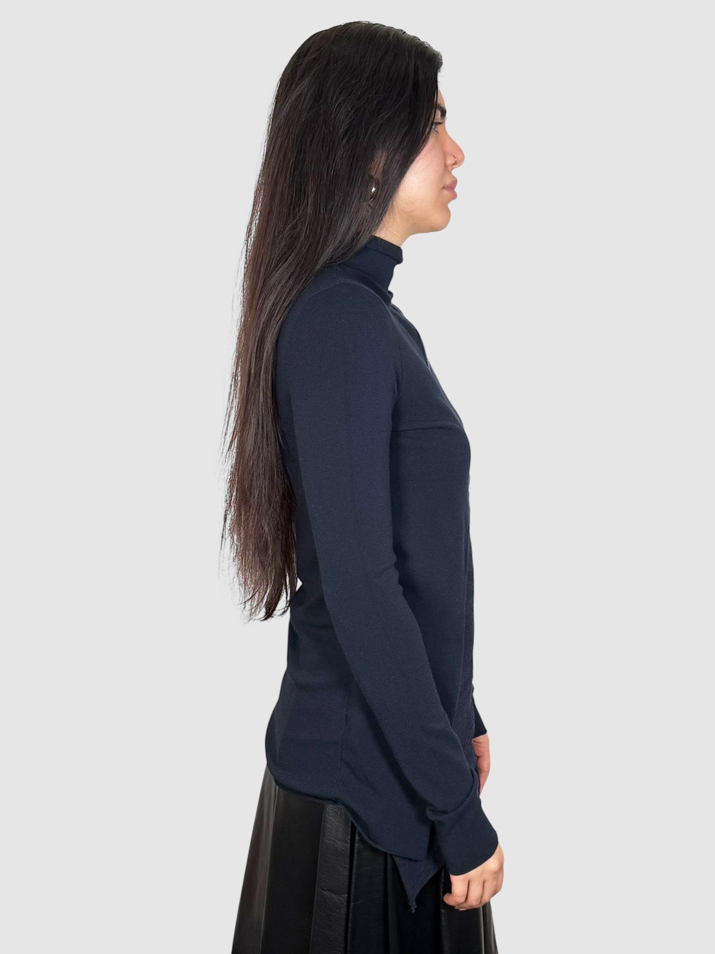 Mesh Zip-Up Top