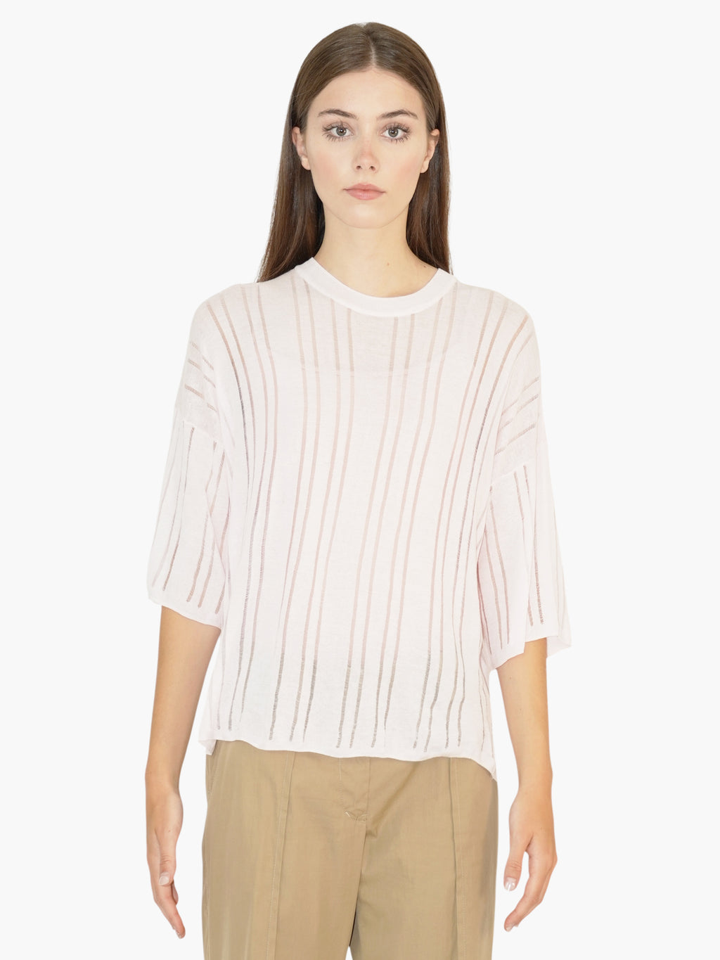 Stripe Ribbed Sweater