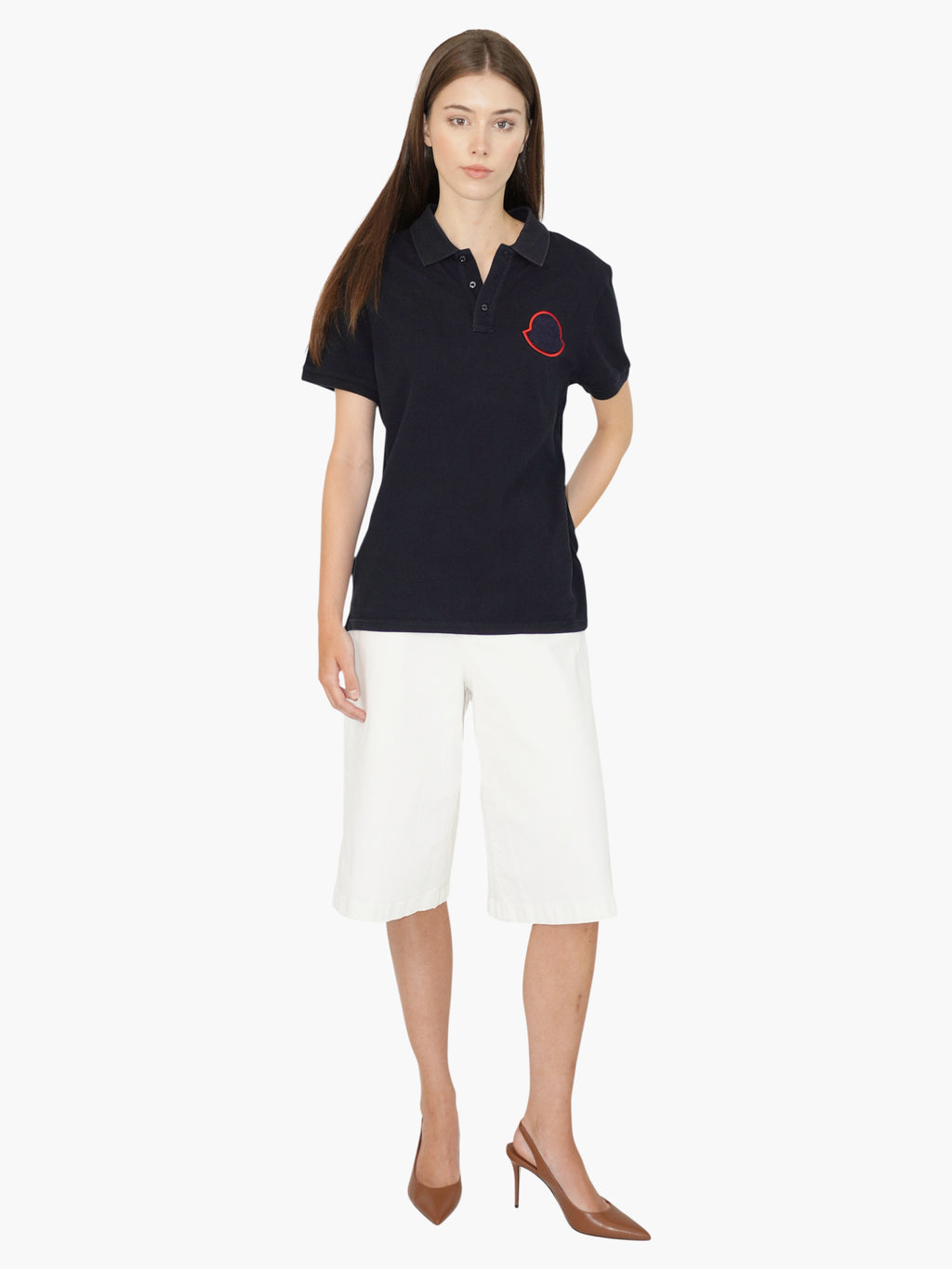 Patch Polo Top