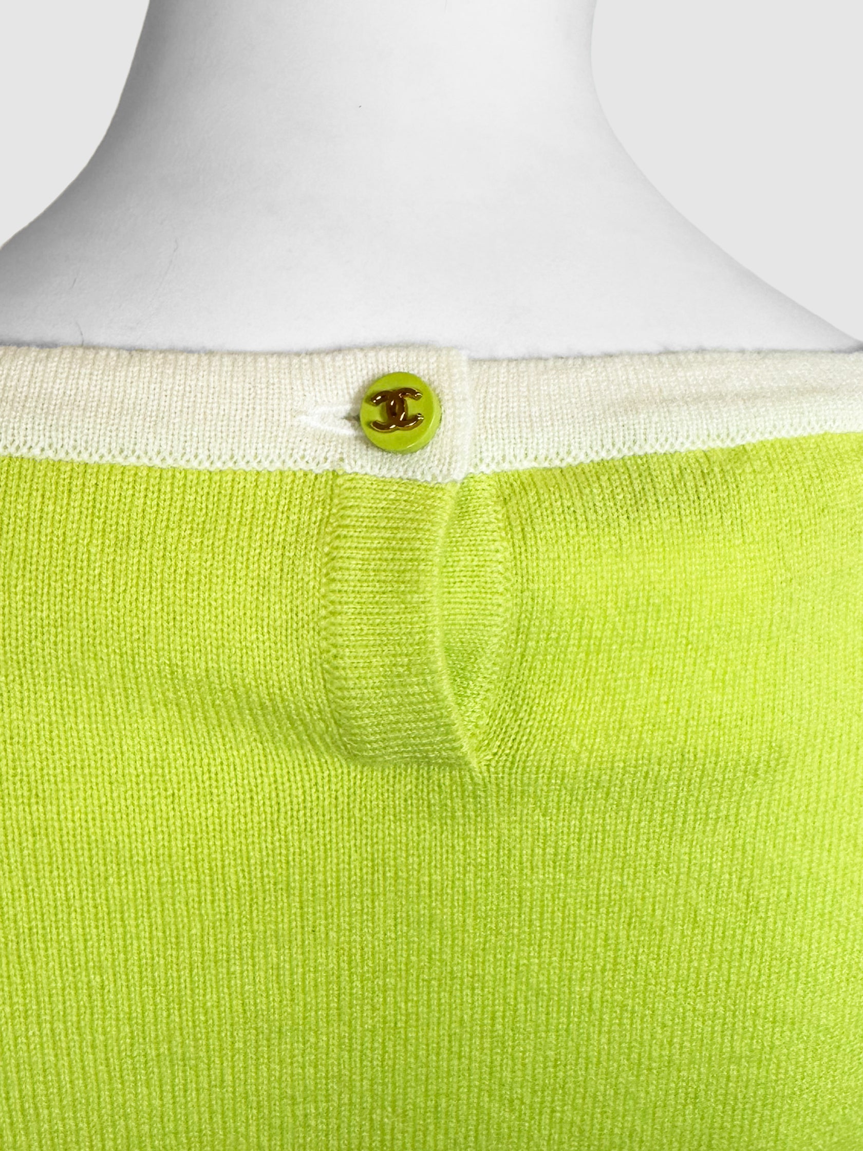 Cashmere Short Sleeve Top - Size 42