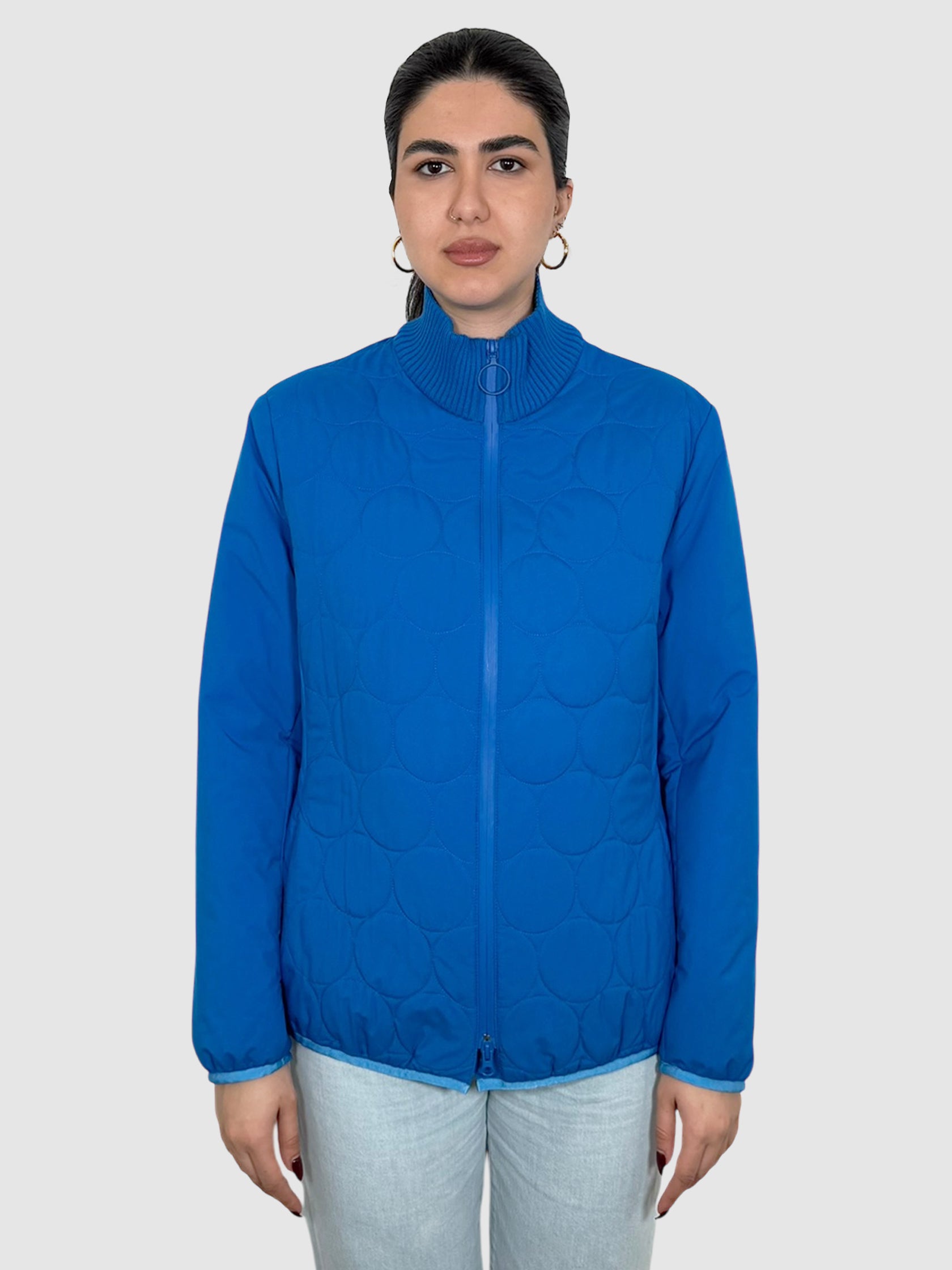 Quilted Zip-Up Jacket