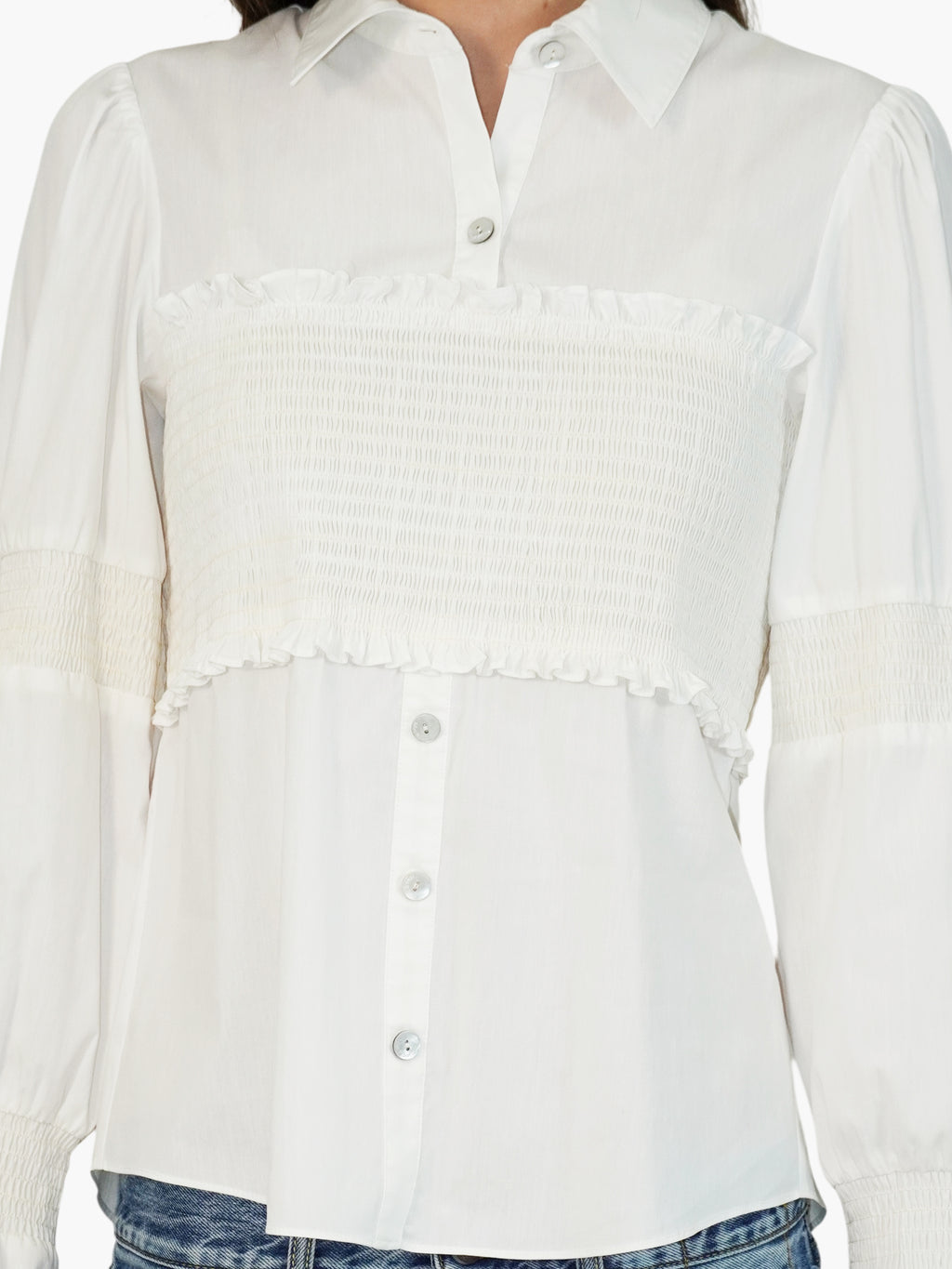 Smocked Ruffle Top