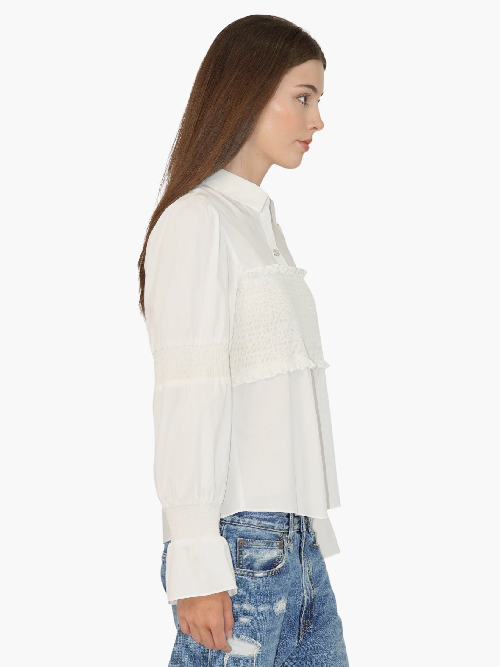 Smocked Ruffle Top