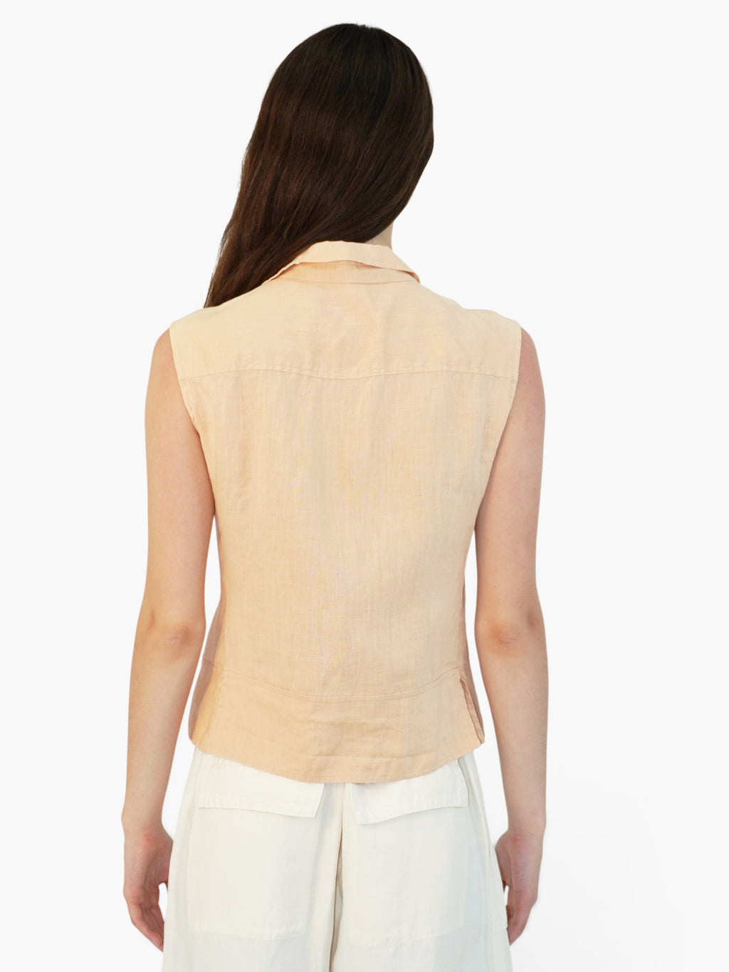 Linen Button-Up Top