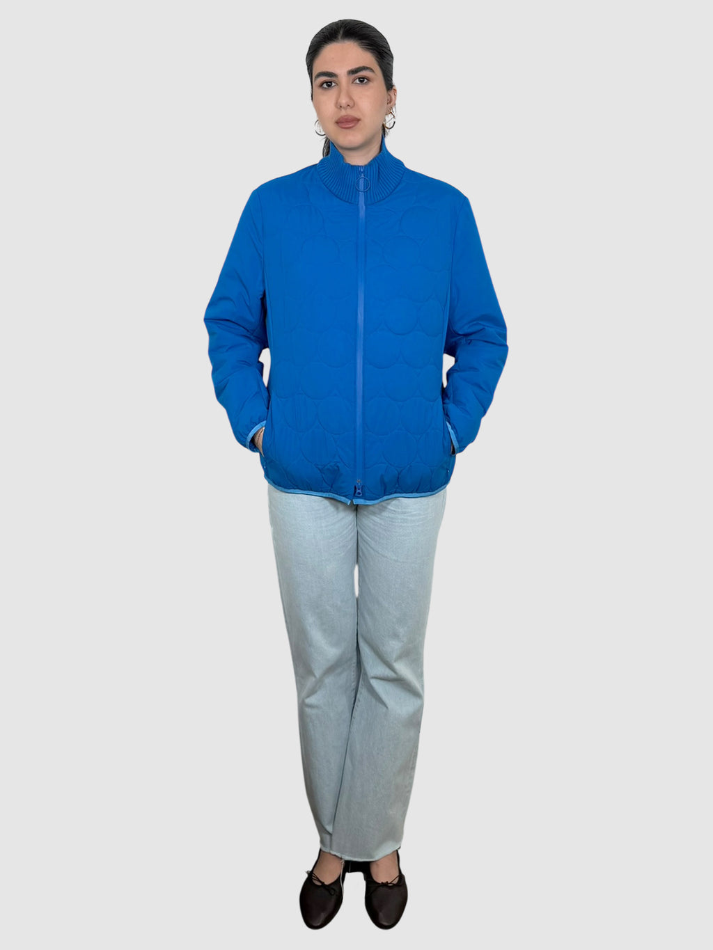 Quilted Zip-Up Jacket