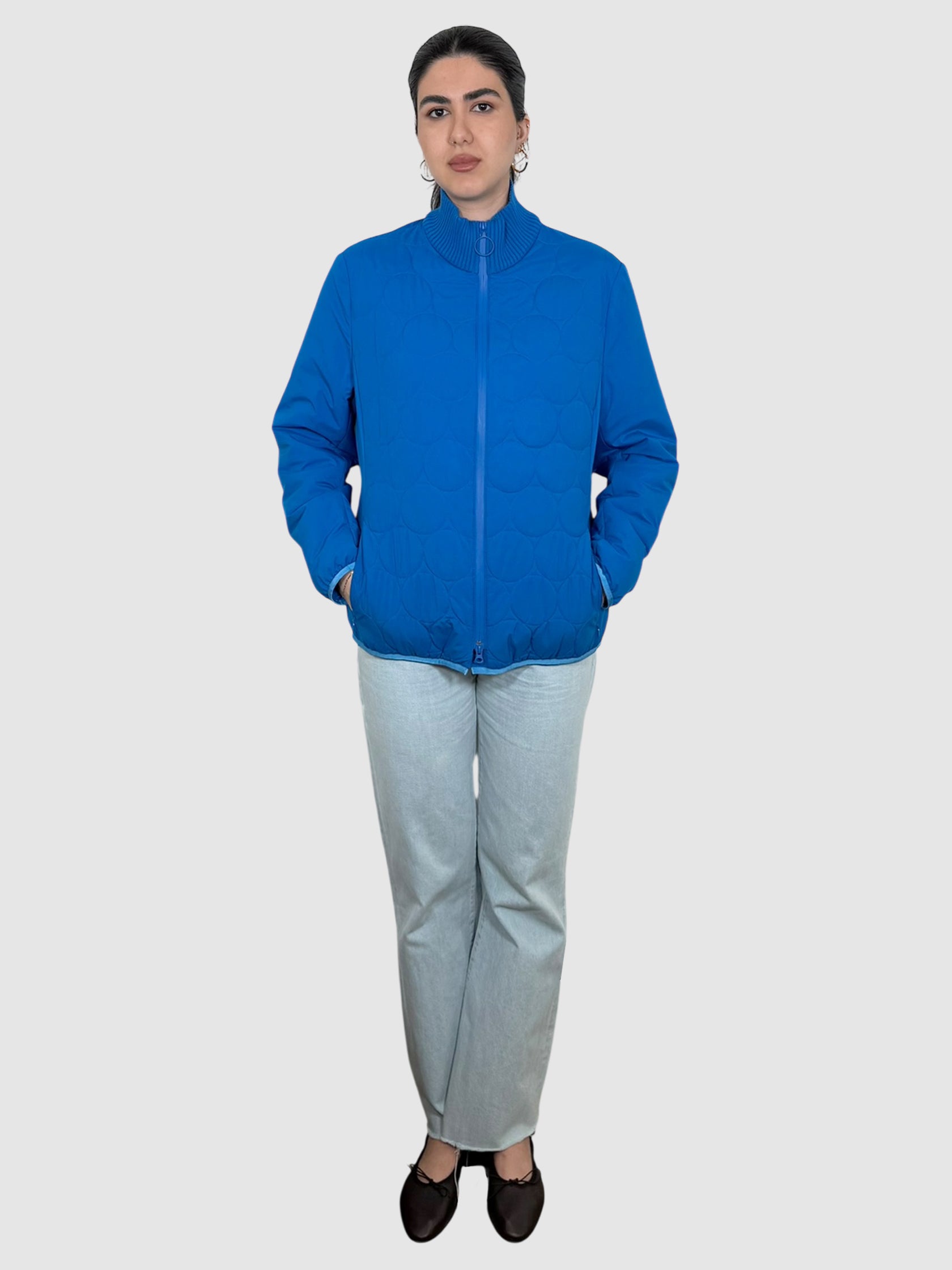 Quilted Zip-Up Jacket