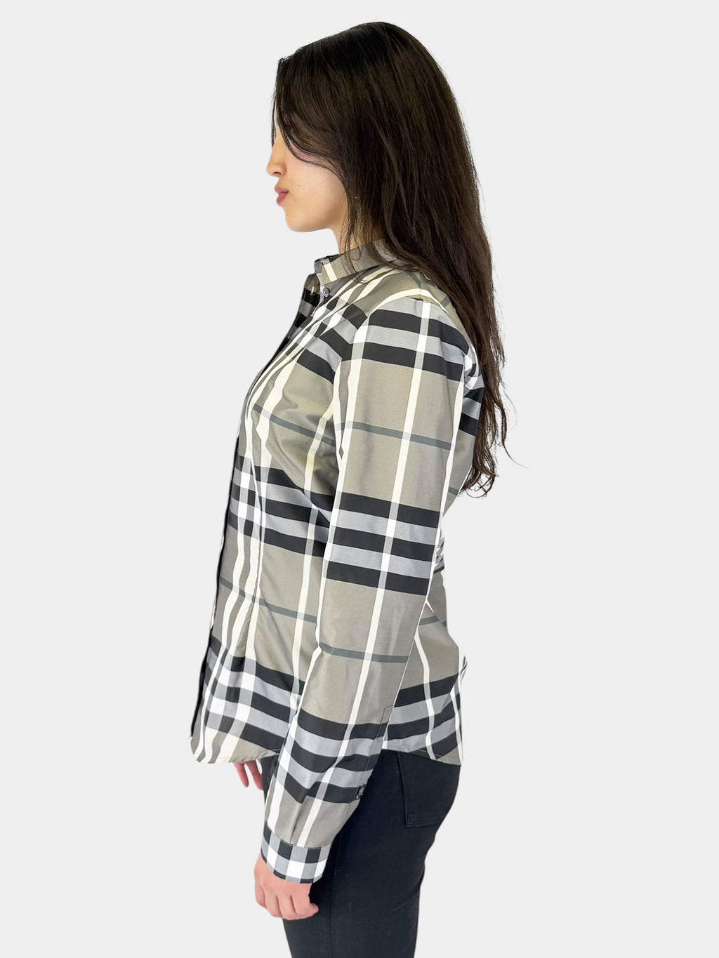 House Check Button-Up Top - Size 12