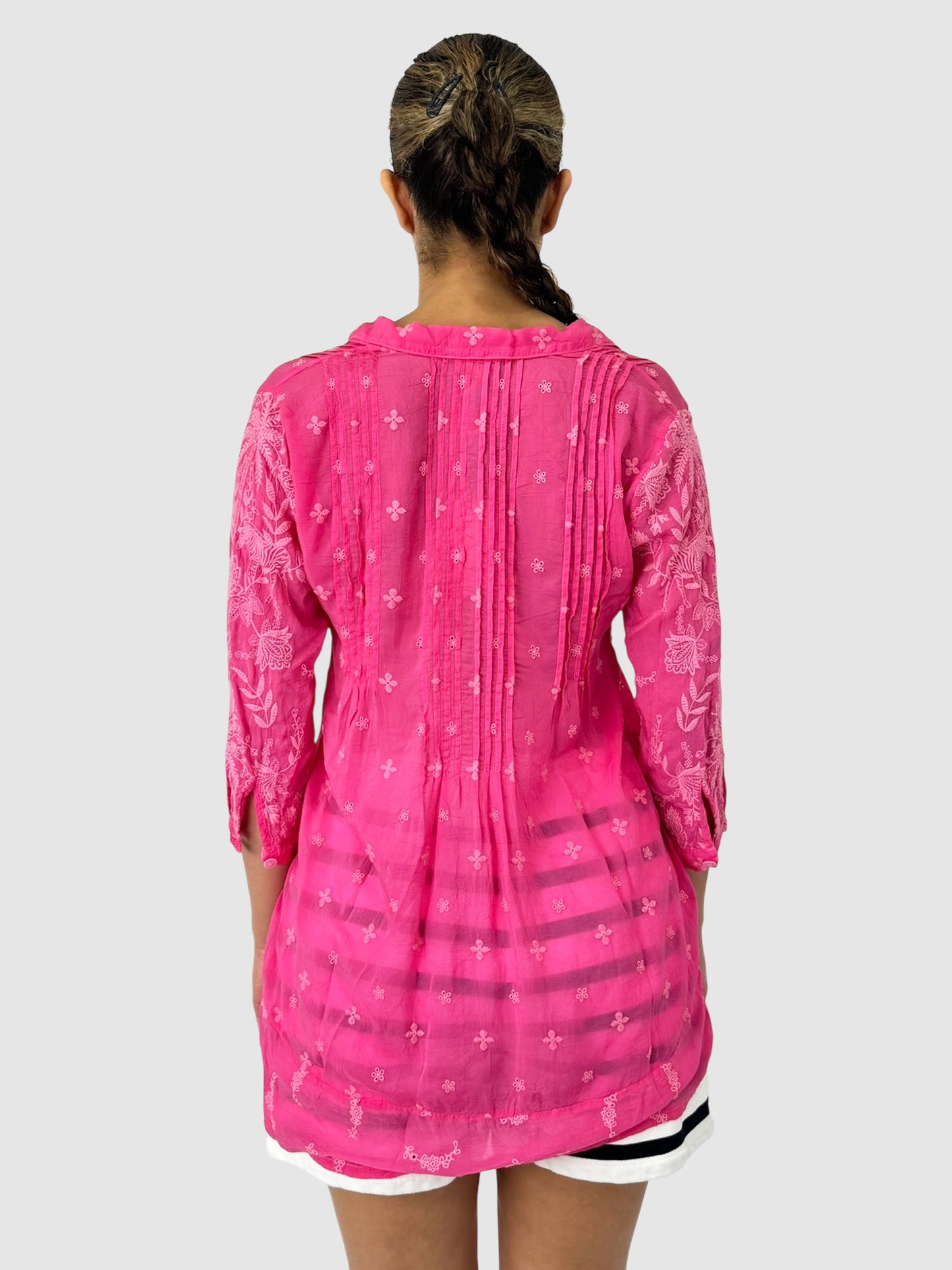Floral Embroidered Tunic