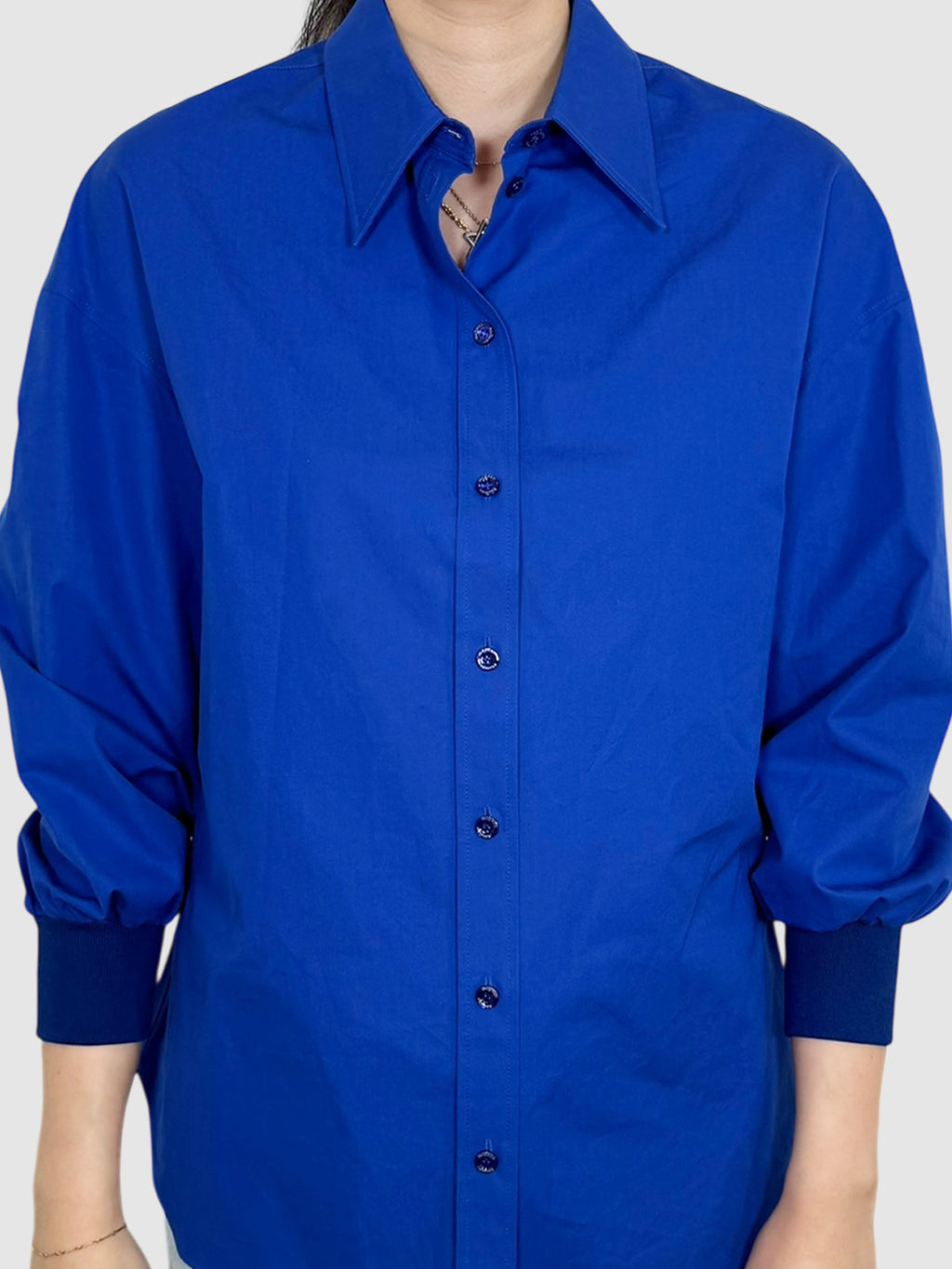 Silk Button-Up Top