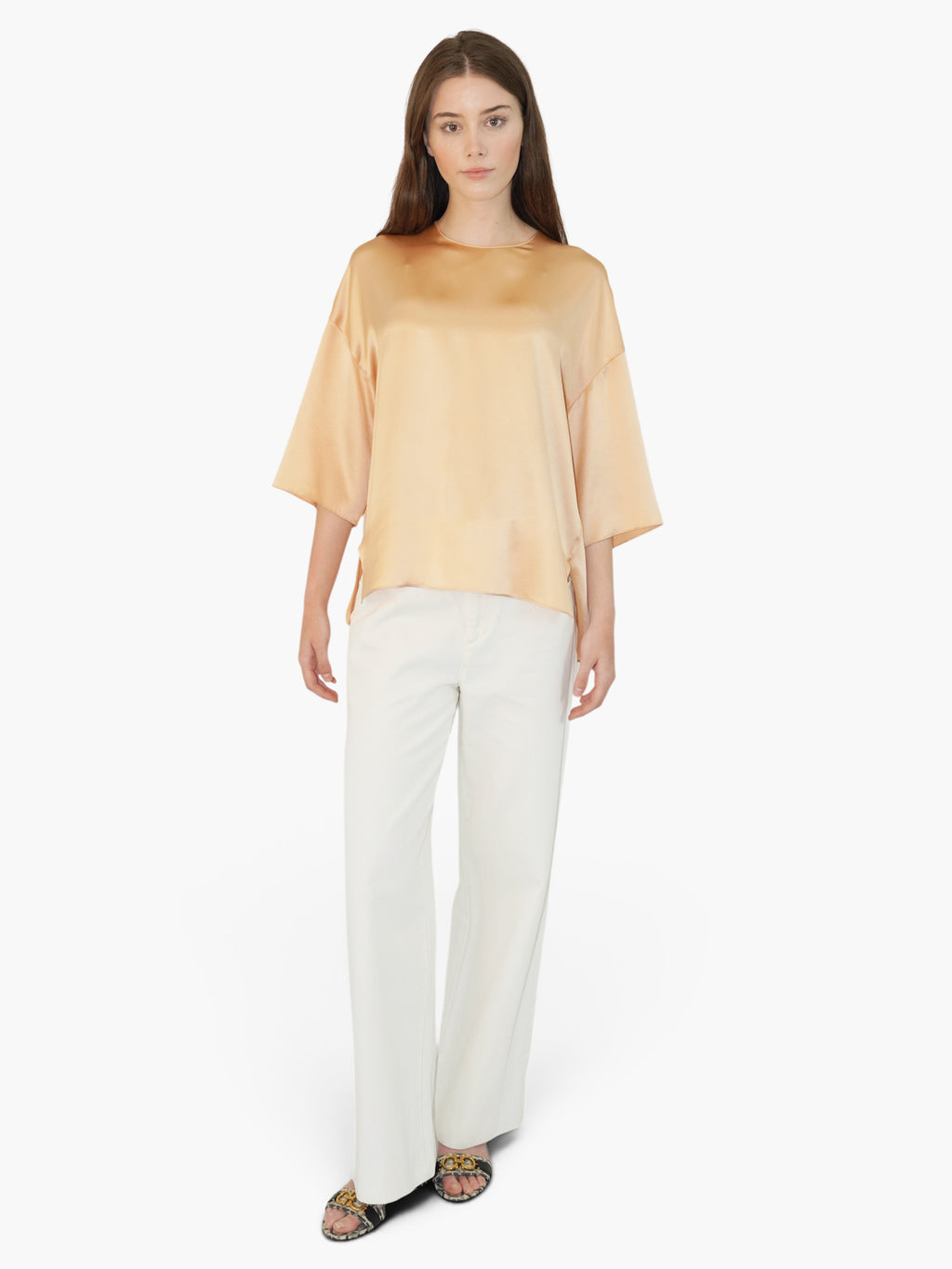 Silk Flowy Top
