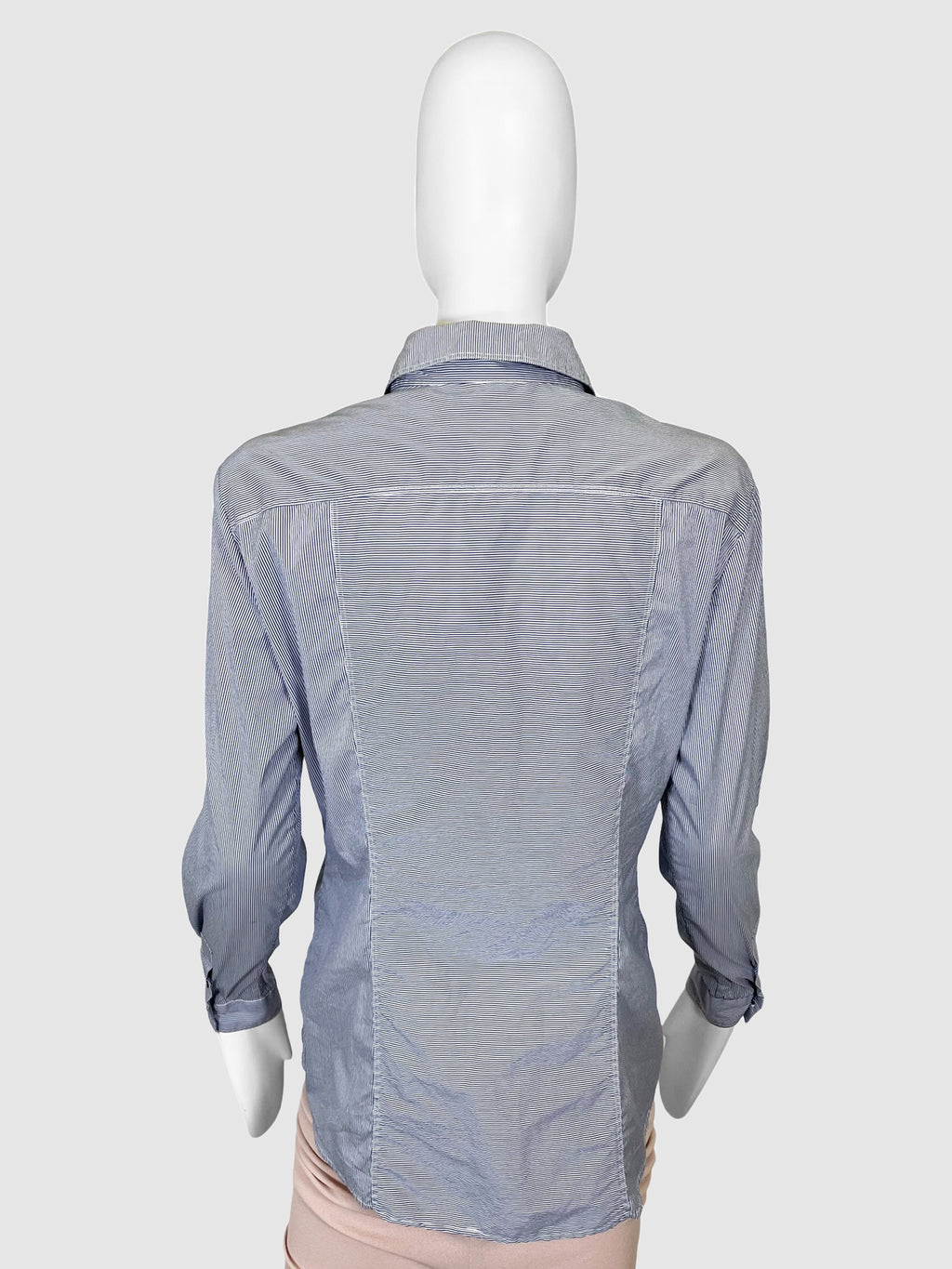 Stripe Button Up Top - Size 8