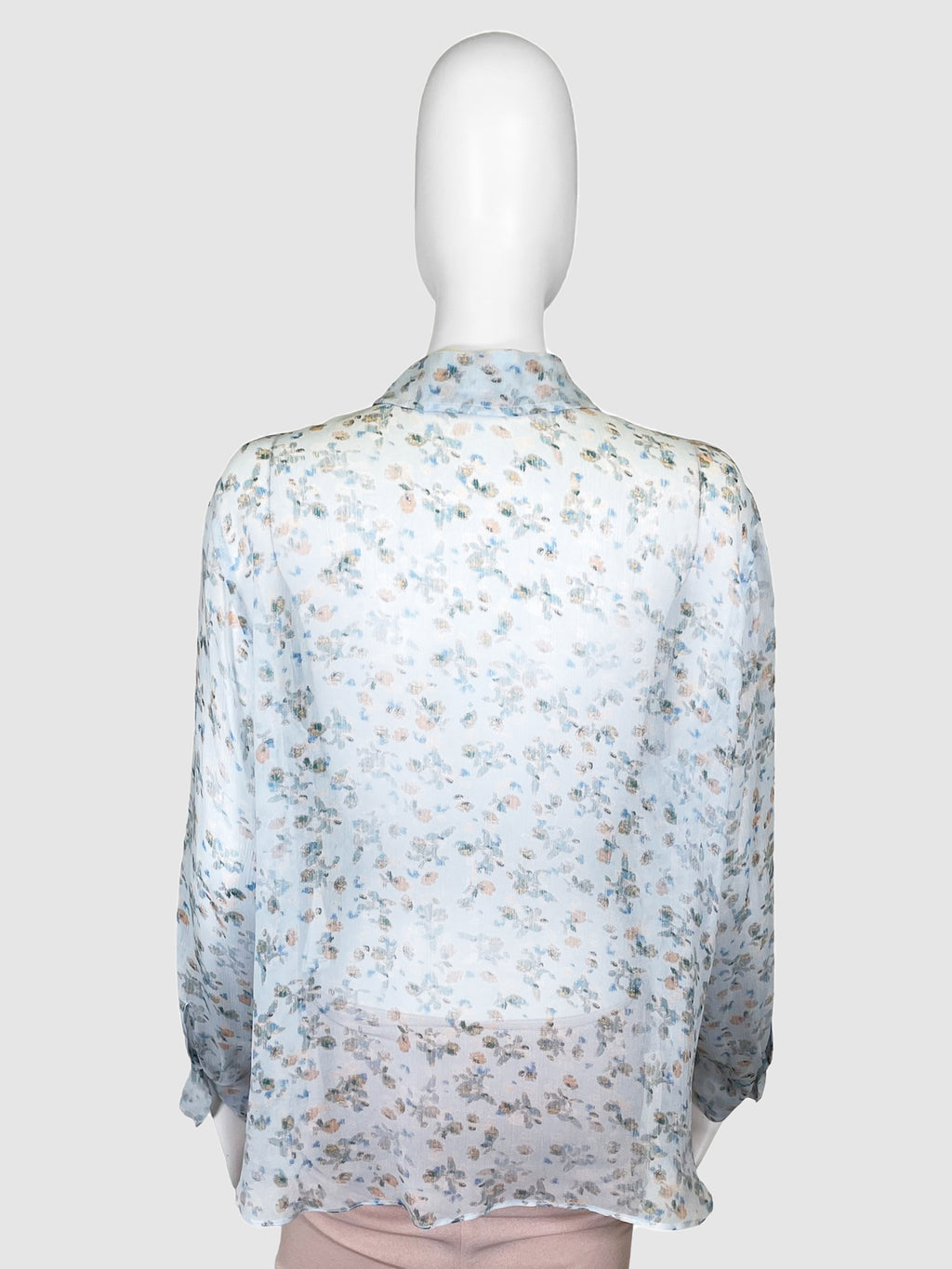 Dorothee Schumacher Floral Sheer Blouse - Size 4