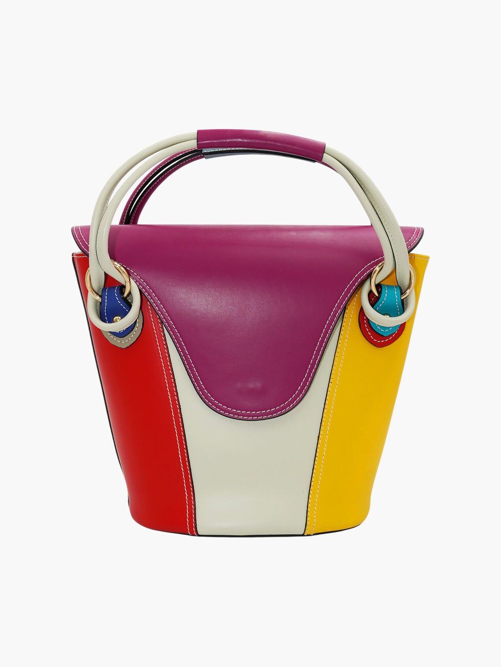Colourblock Handle Bag