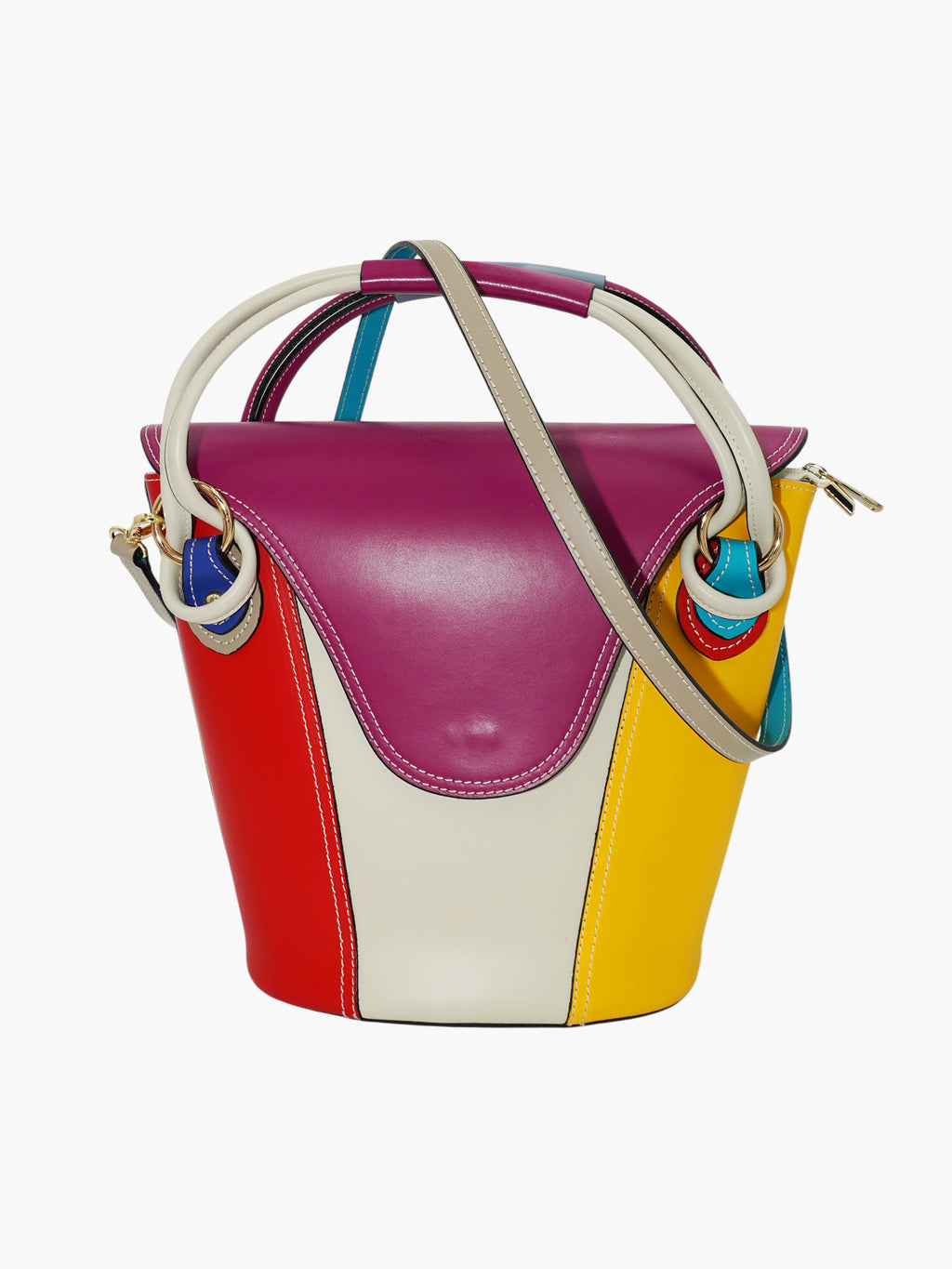 Colourblock Handle Bag