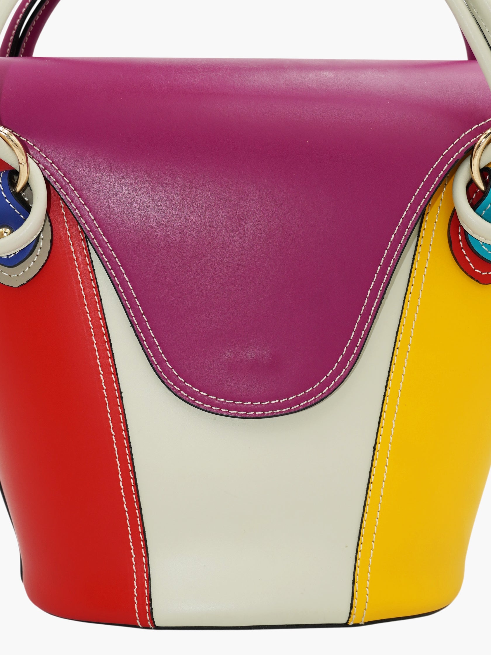 Colourblock Handle Bag