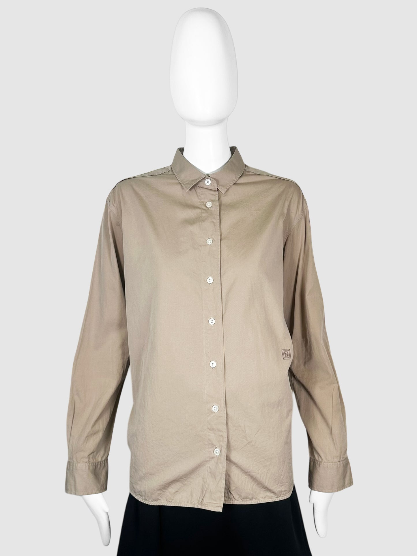 Collared Button Down Top - Size M