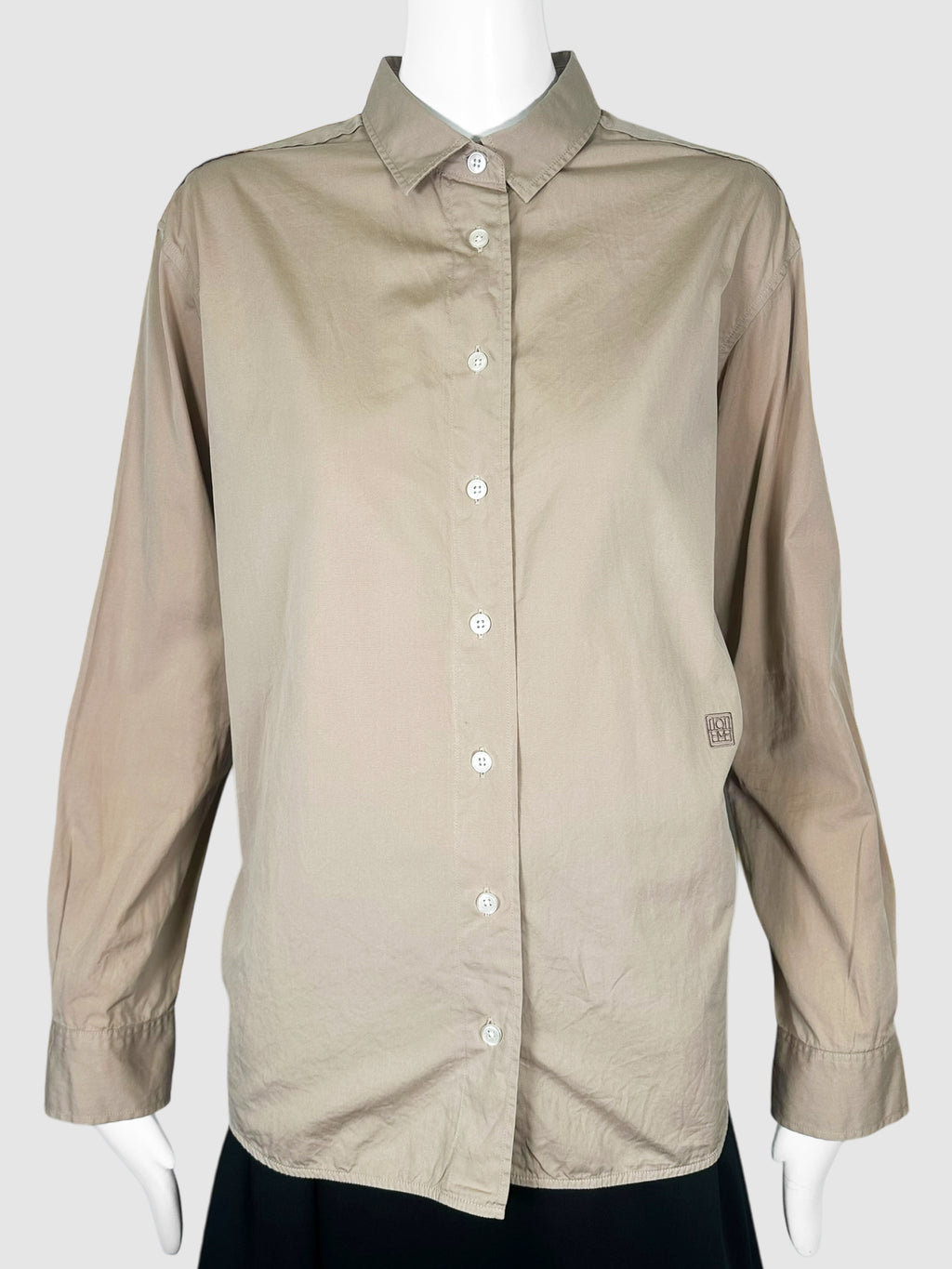 Collared Button Down Top - Size M