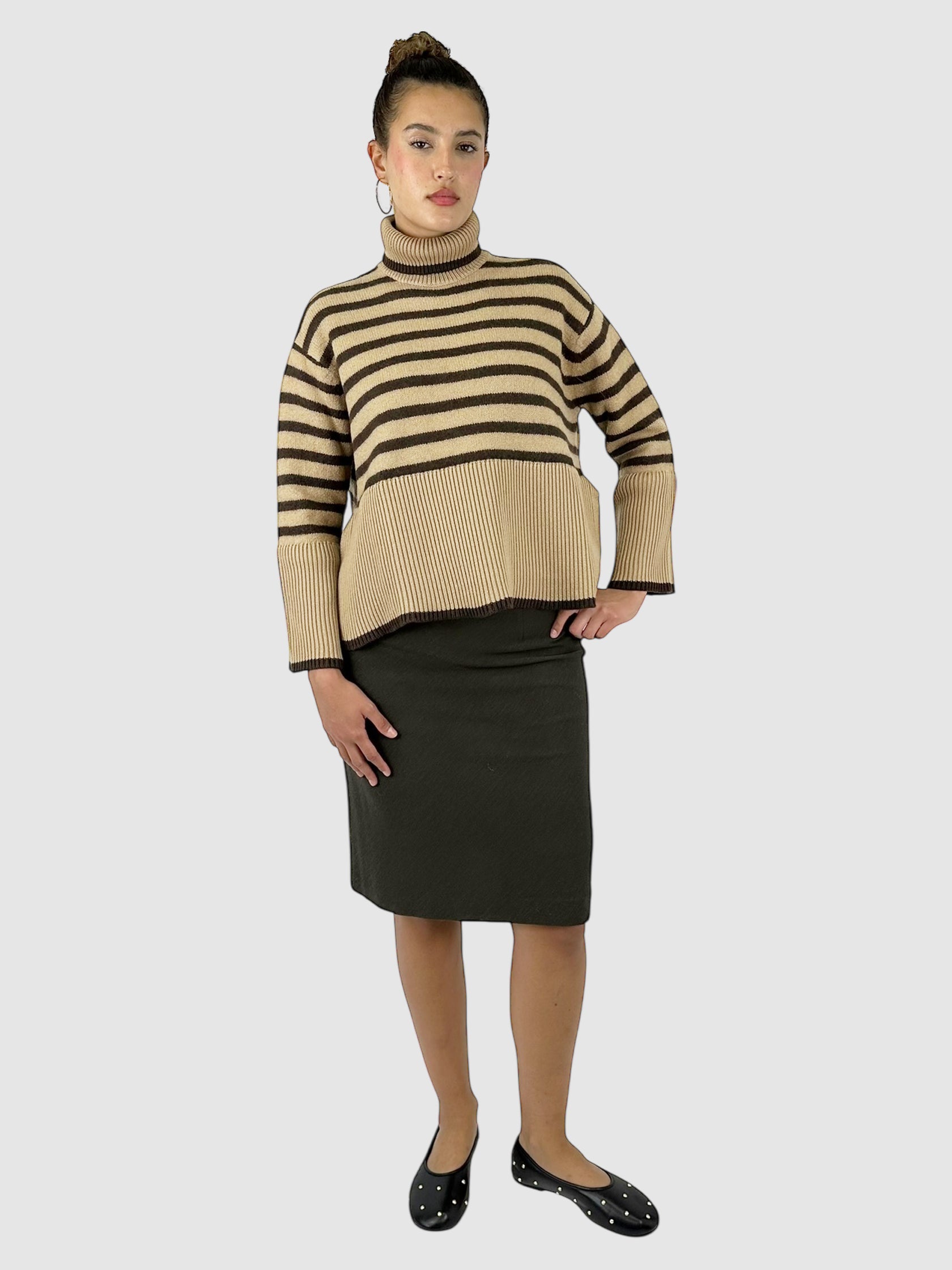 Signature Stripe Turtleneck