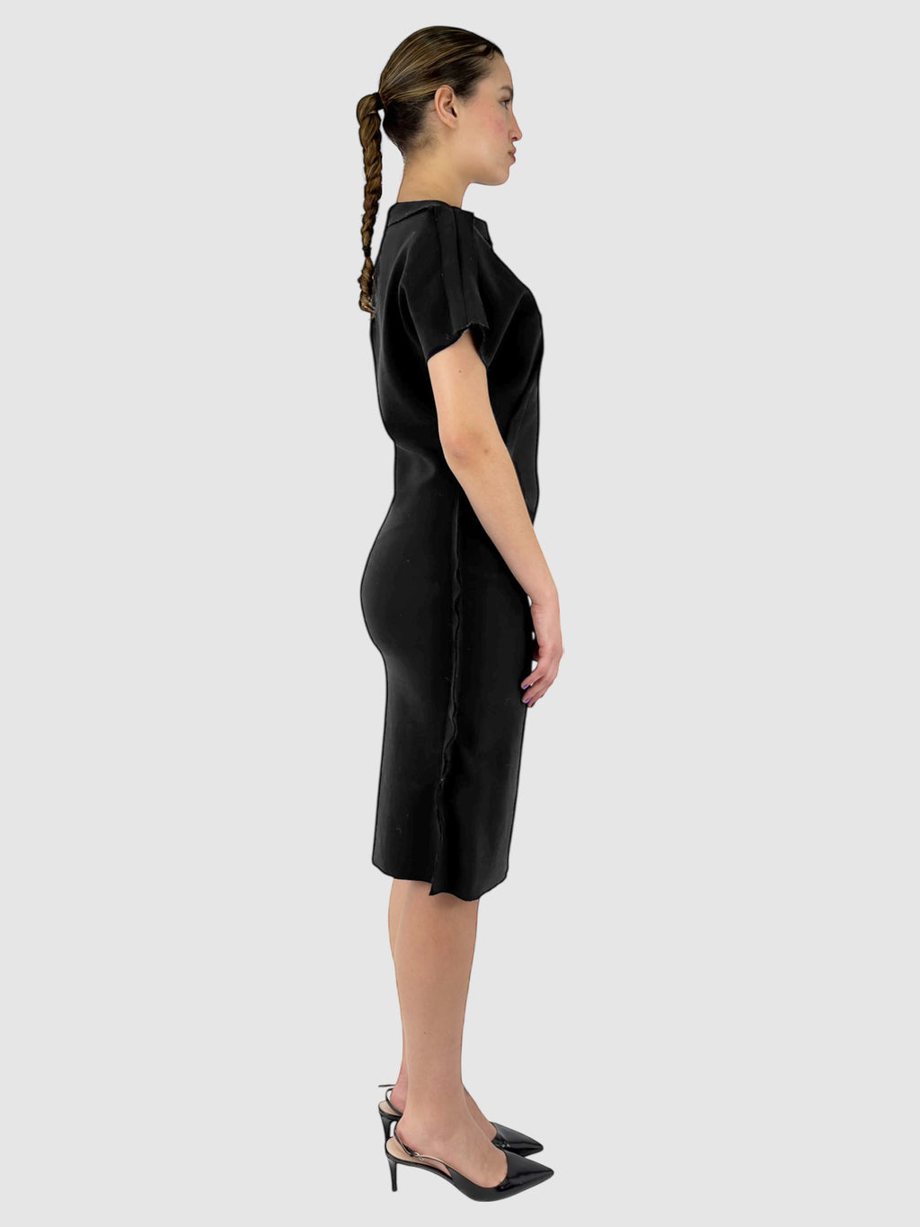 Asymmetrical Midi Dress