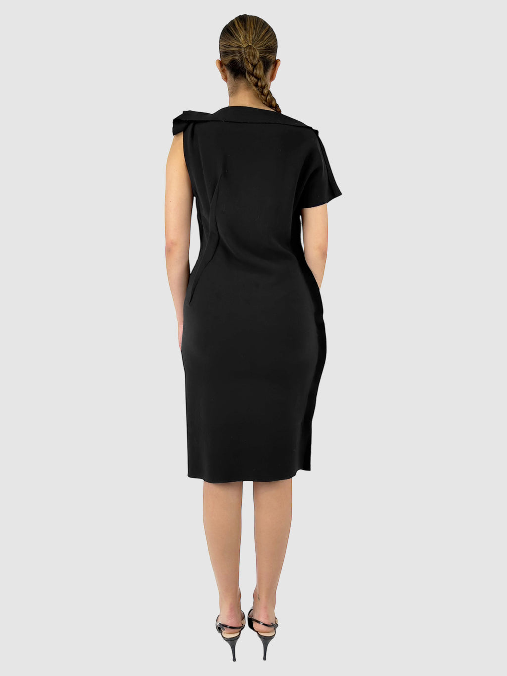 Asymmetrical Midi Dress