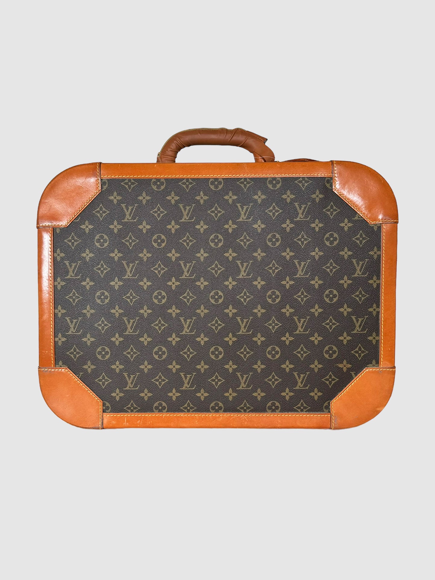 Louis Vuitton Vintage Monogram Leather Suitcase