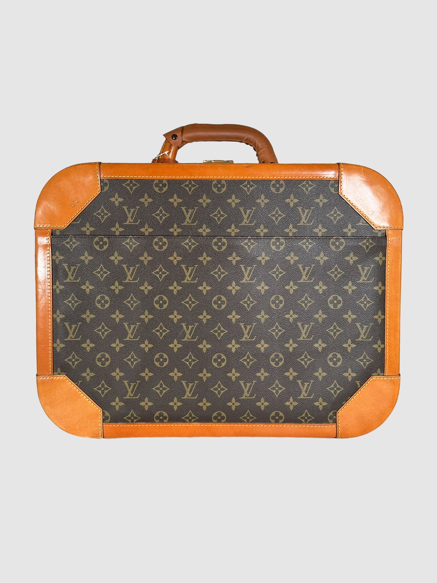 Monogram Leather Suitcase