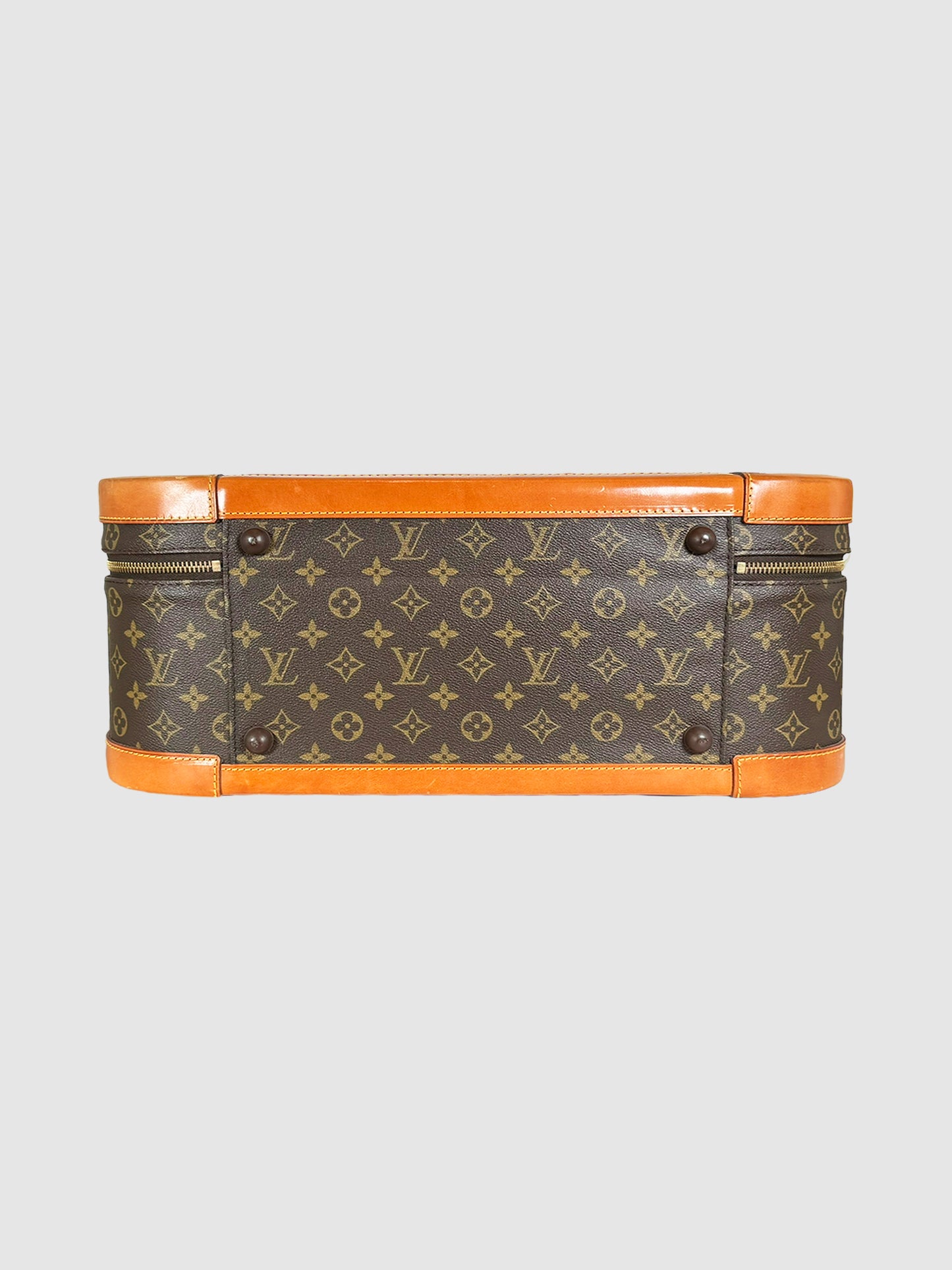 Monogram Leather Suitcase