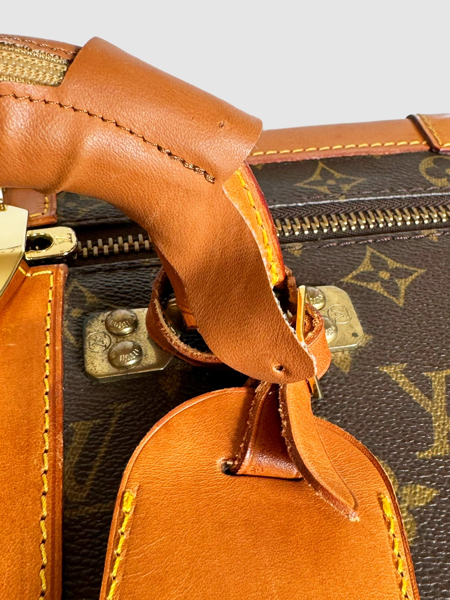 Monogram Leather Suitcase