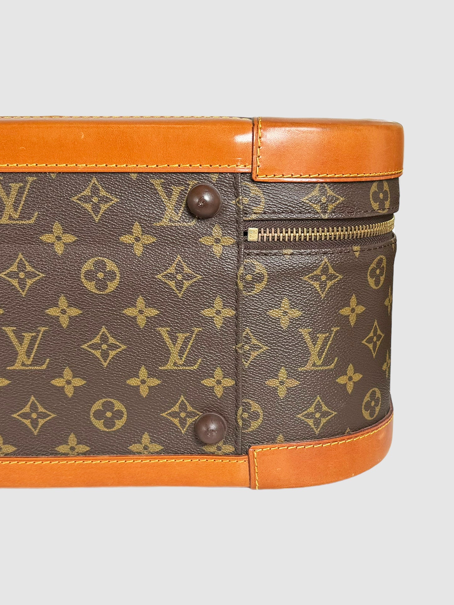 Monogram Leather Suitcase